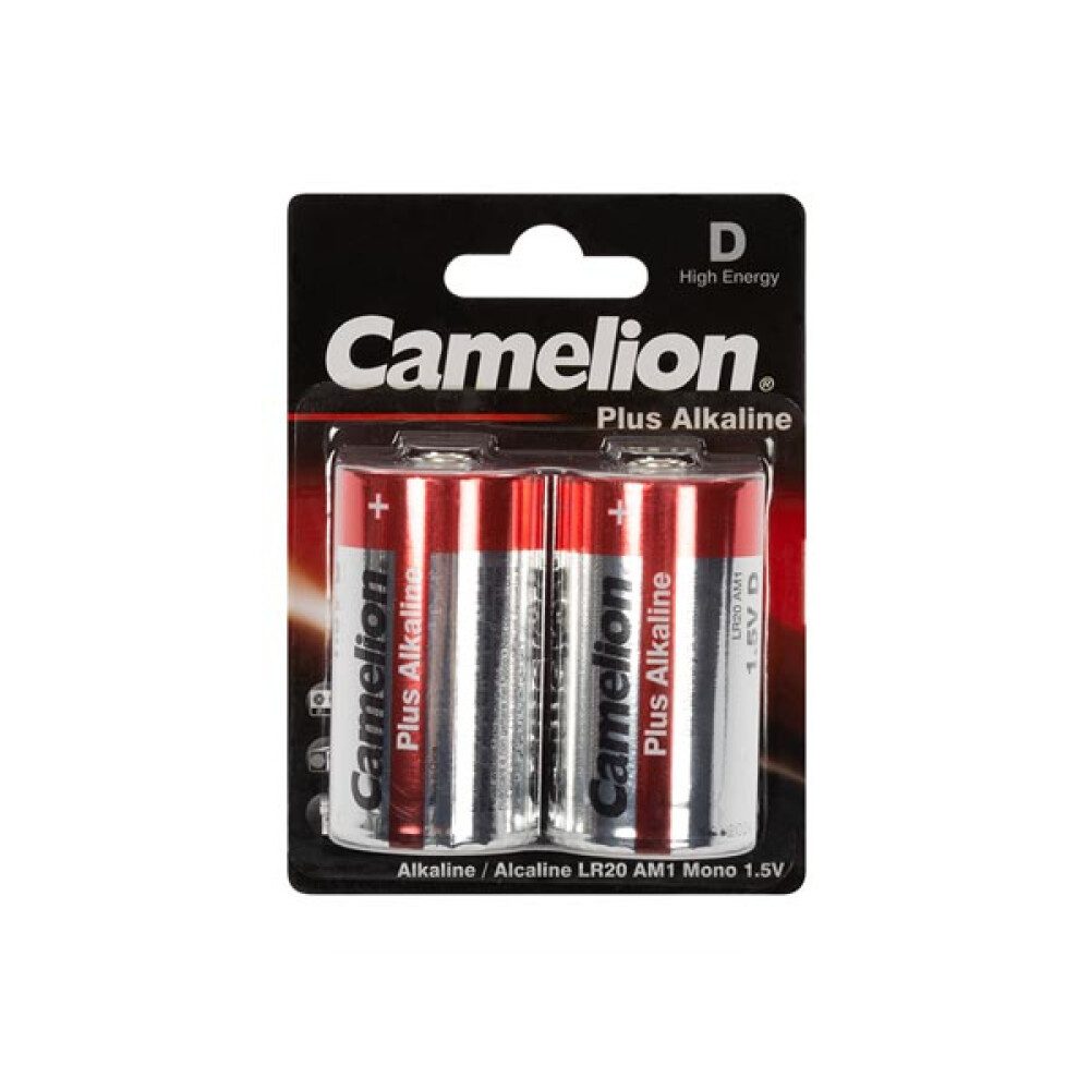 Camelion ALKALI-MANGAN D / LR20 1.5 V - 21000 mAh 4920.121.412 (2 St./Blisterv Batterie, (1 St)