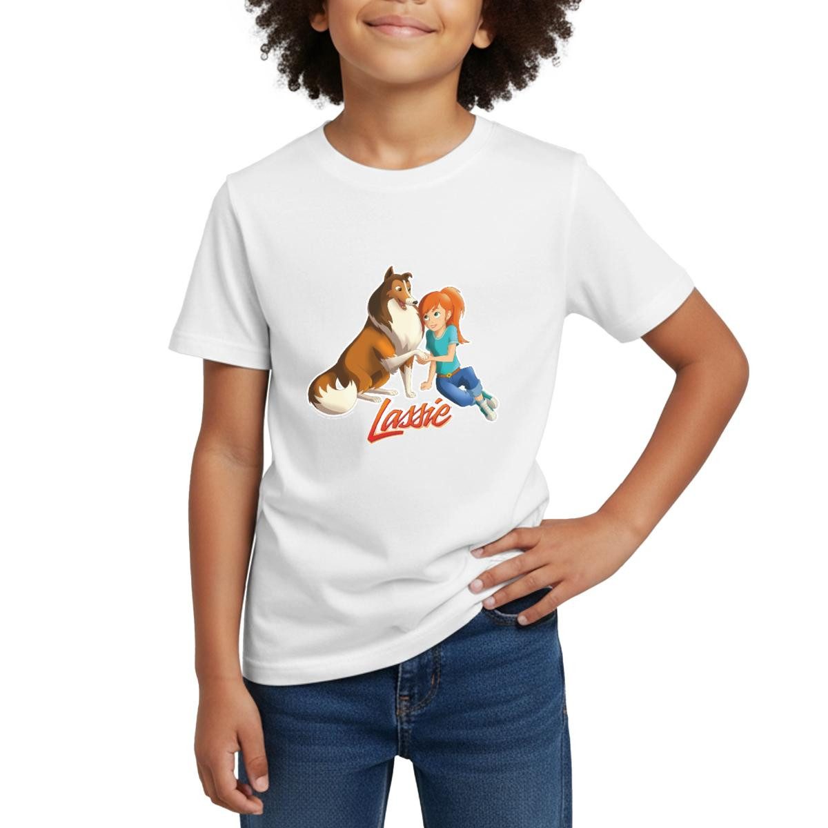 T-Shirt Lassie Zusammen Mit Zoé Kinder T-Shirt