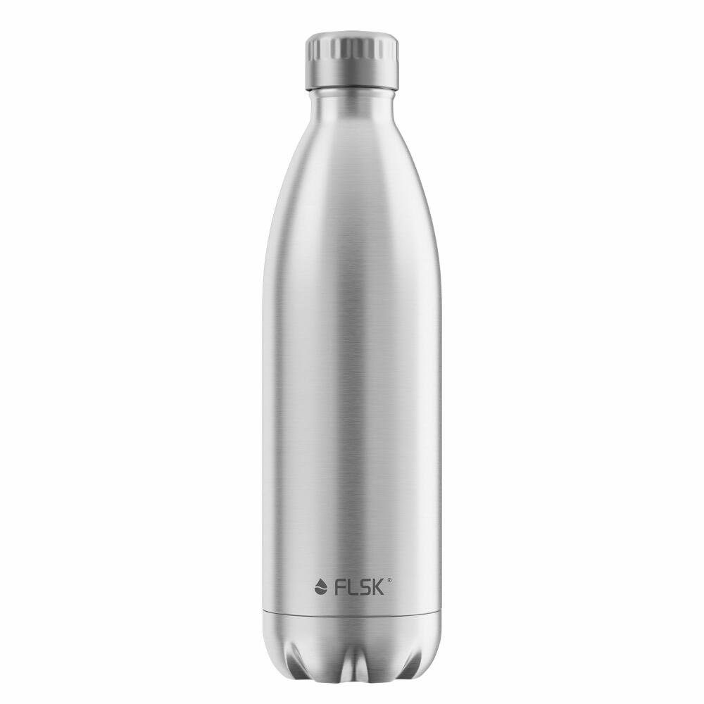 FLSK 1 Trinkflasche STNLS silber L