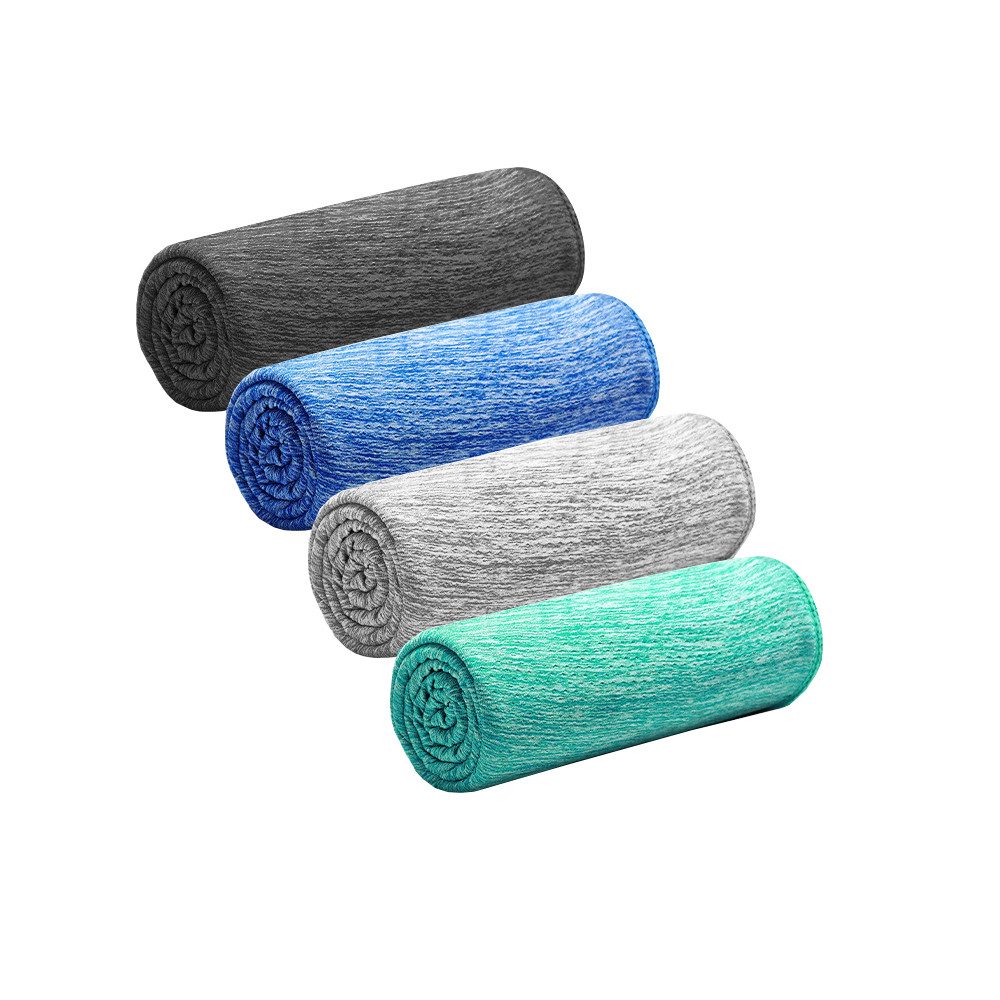 nsihing Sporthandtuch 4Pack Kühlendes Handtuch, Eis-Sport-Handtuch, kühles Handtuch, (4-St), für sofortige Kühlung, für Yoga, Reisen, Golf, Fitness (100x 30cm)