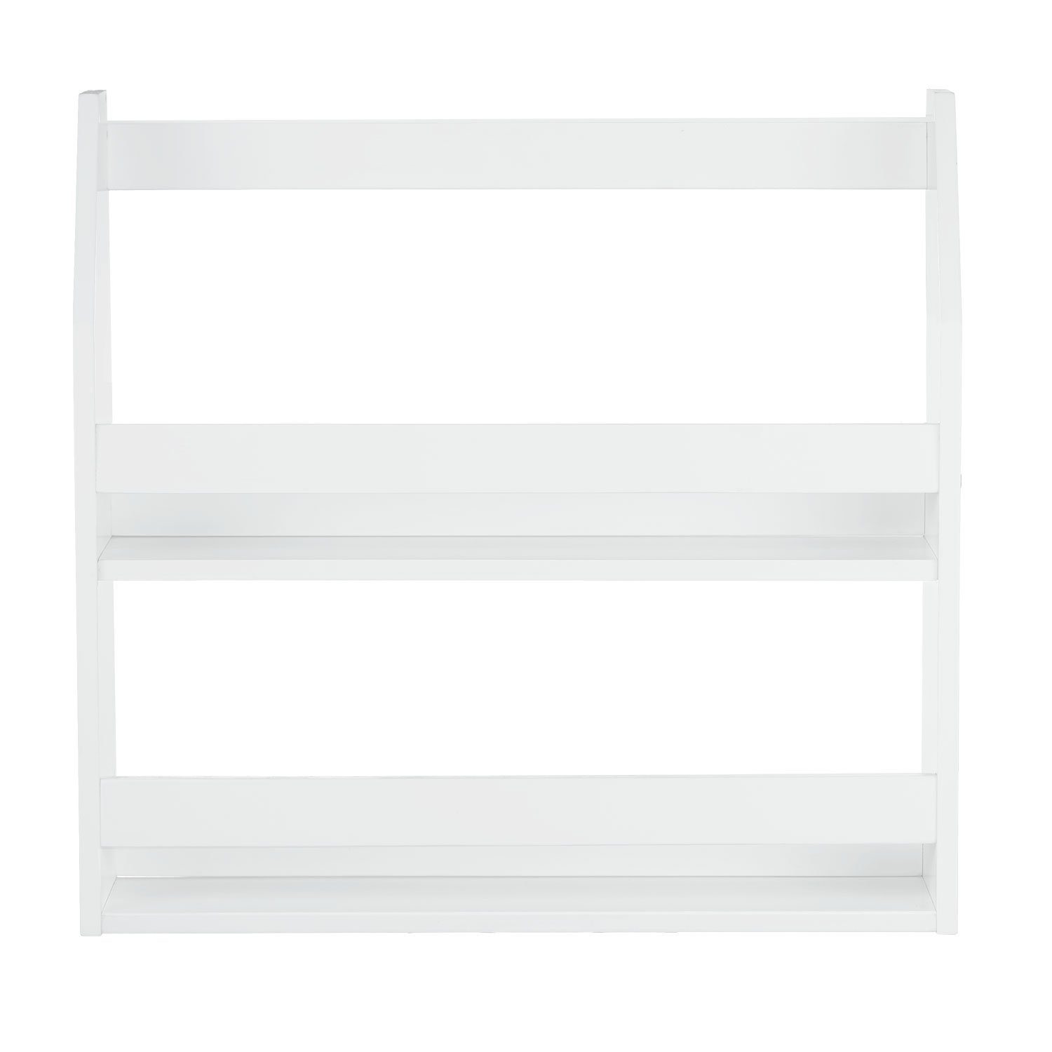 Homestyle4u Wandregal Gewürzregal Küche Hängeregal Bücherregal Holzregal Holz Weiß Bad