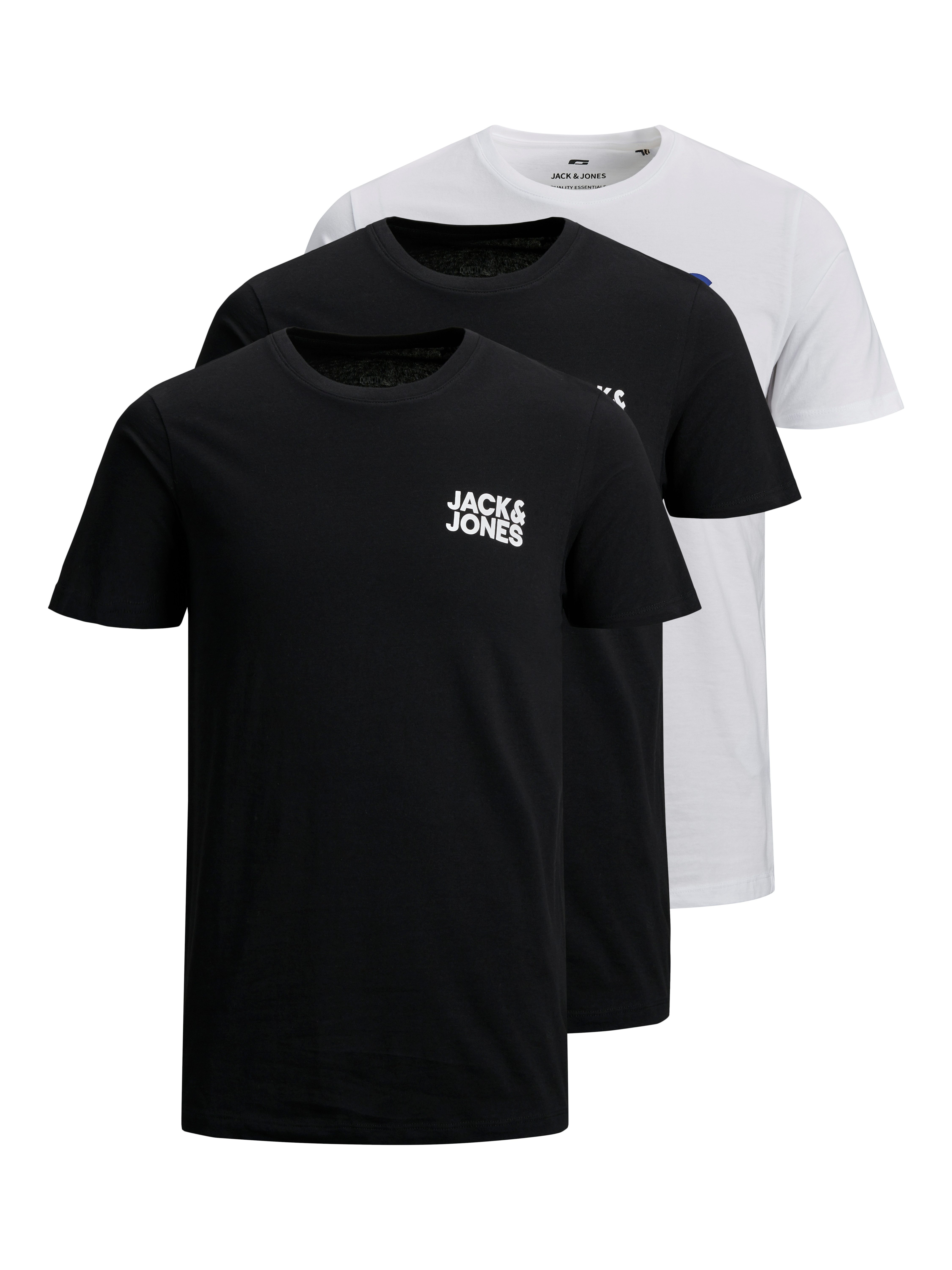 Jack & Jones T-Shirt CORP LOGO TEE (Packung, 3-tlg., 3er-Pack) günstig online kaufen