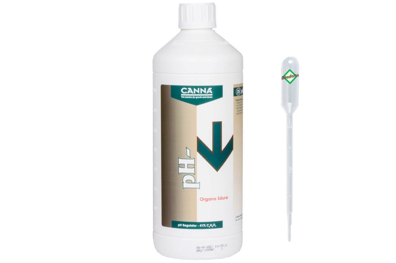 Weedness Pflanzendünger Canna pH- Minus Flüssig Zitronensäure 1 Liter Pflanzendünger