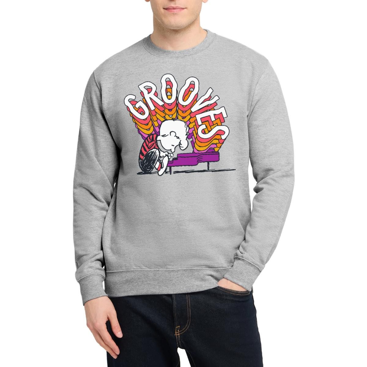 Spreadshirt Sweatshirt Peanuts Schroeder Grooves Musik Am Klavier Unisex Pullover (1-tlg)