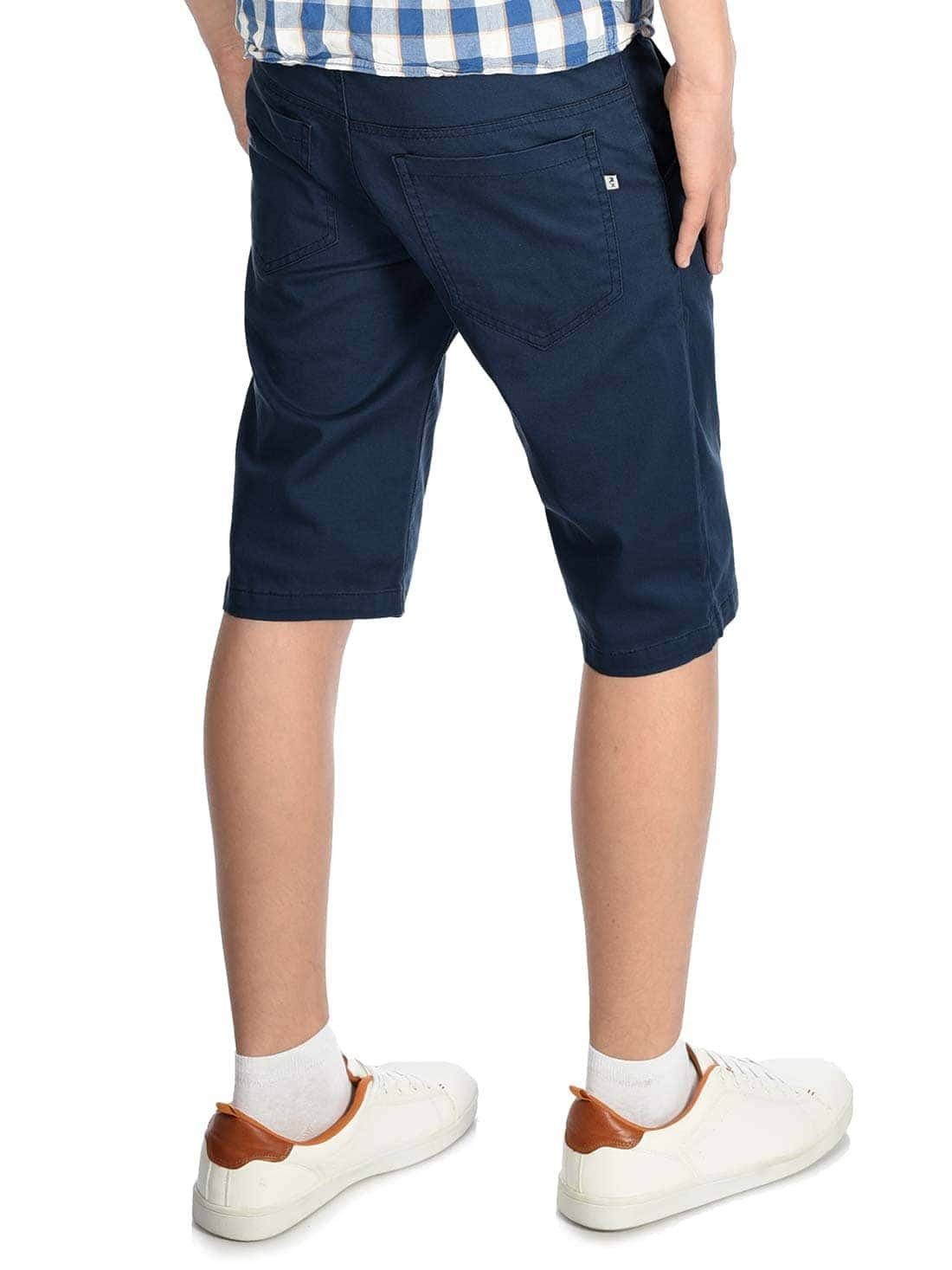 BEZLIT Chinoshorts Kinder Jungen Navy Chino elastischem Shorts (1-tlg) mit Bund