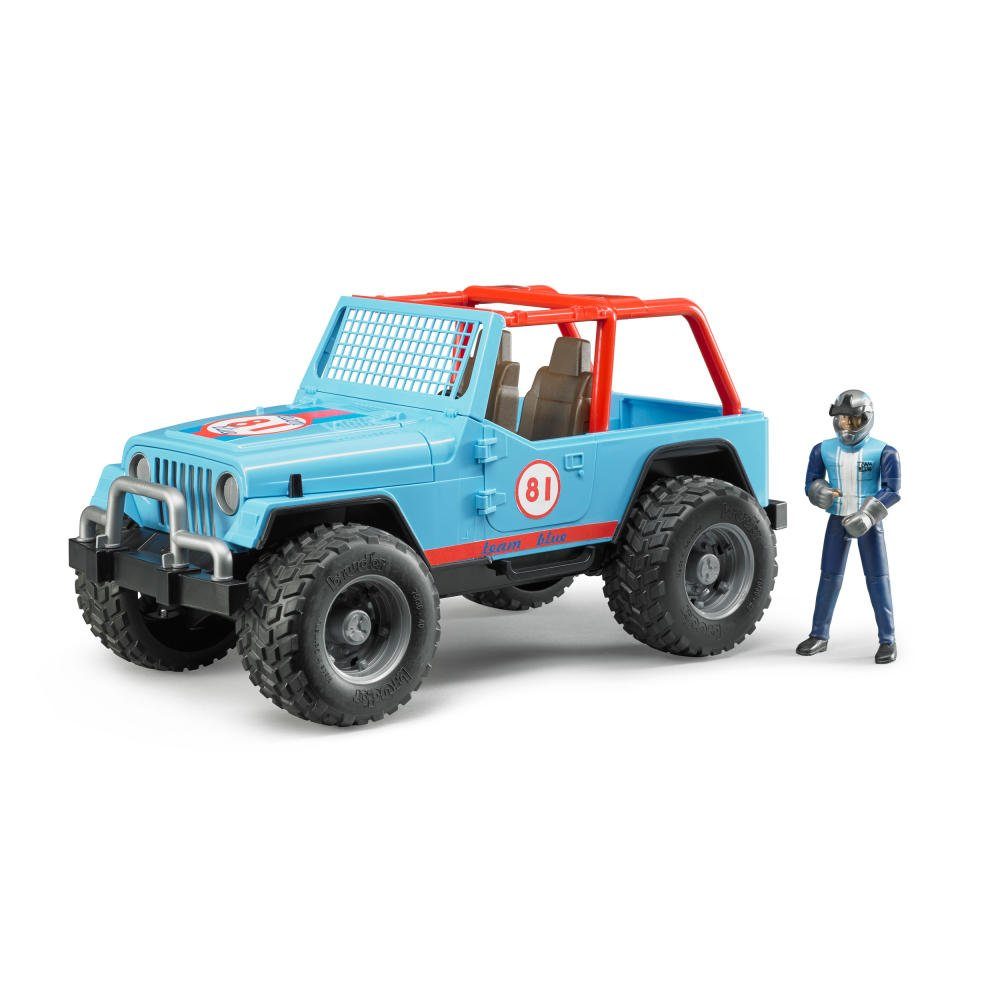 Bruder® Spielzeug-Auto Jeep Cross Country Racer Blau | Spielzeug-PKW