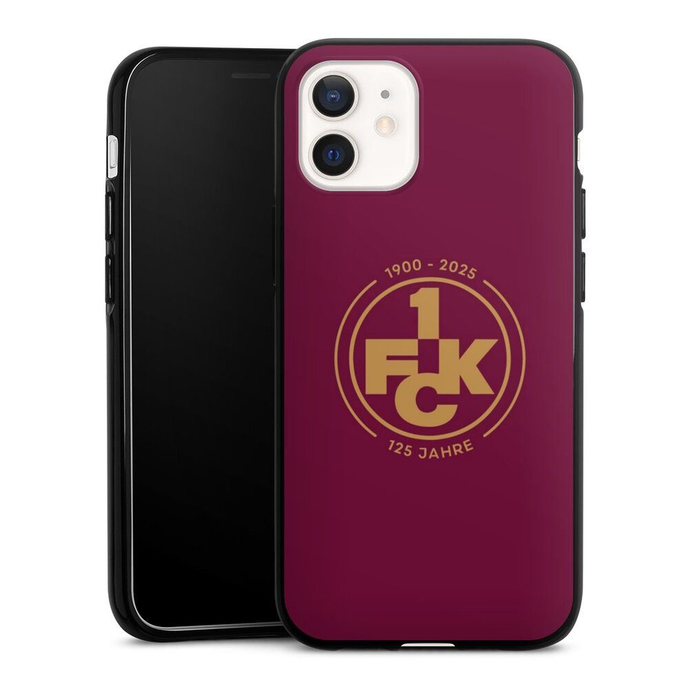 DeinDesign Handyhülle 1. FC Kaiserslautern 1. FCK 125 Jahre 1. FCK 125. Jubiläum, Apple iPhone 12 Silikon Hülle Bumper Case Handy Schutzhülle