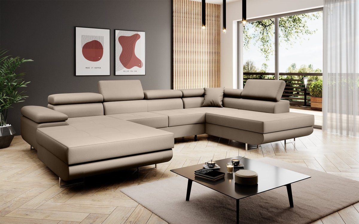 Luxusbetten24 Schlafsofa Designer Sofa Lago, mit günstig online kaufen