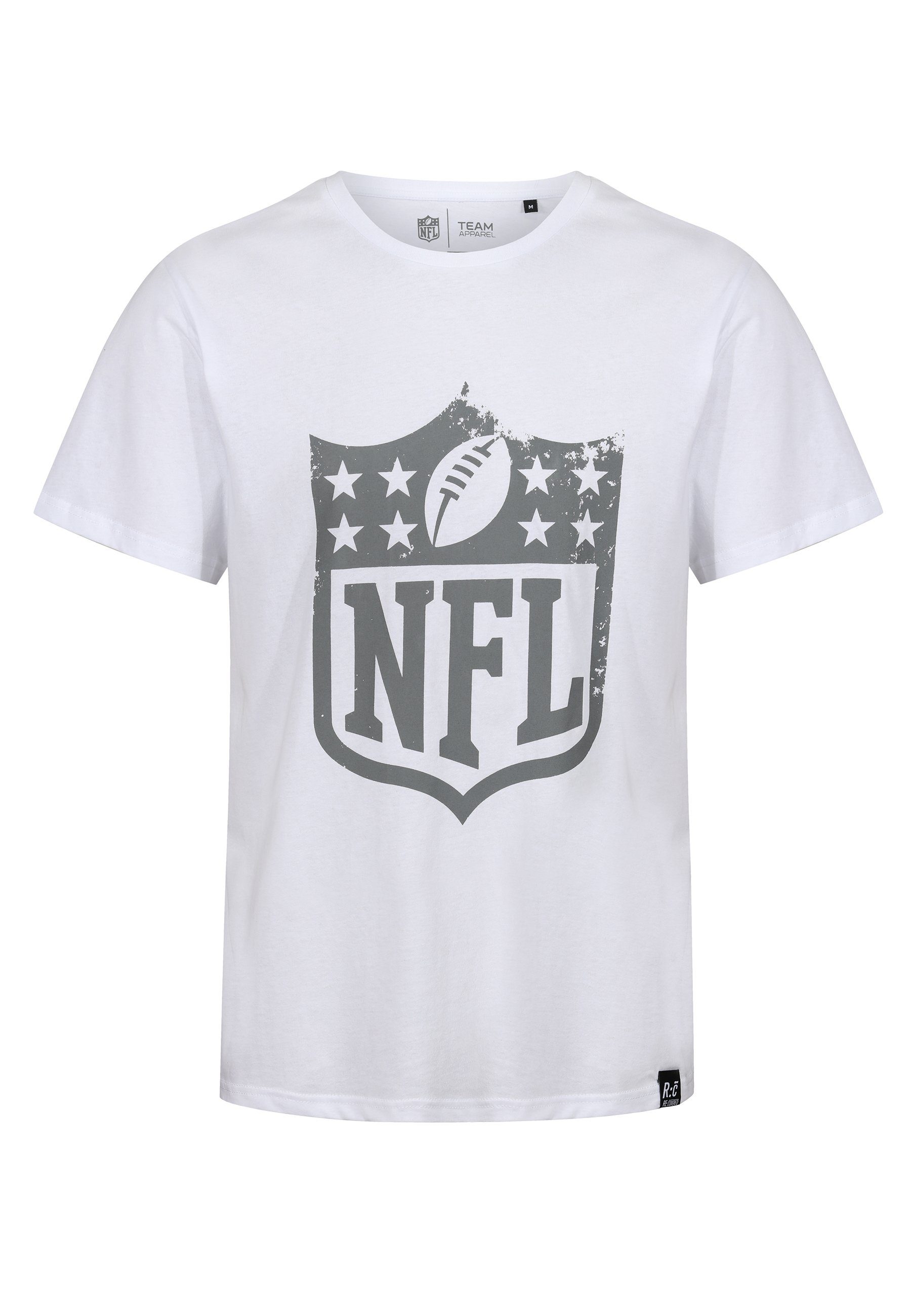 NFL Core zertifizierte Recovered Shield Vintage GOTS T-Shirt Bio-Baumwolle