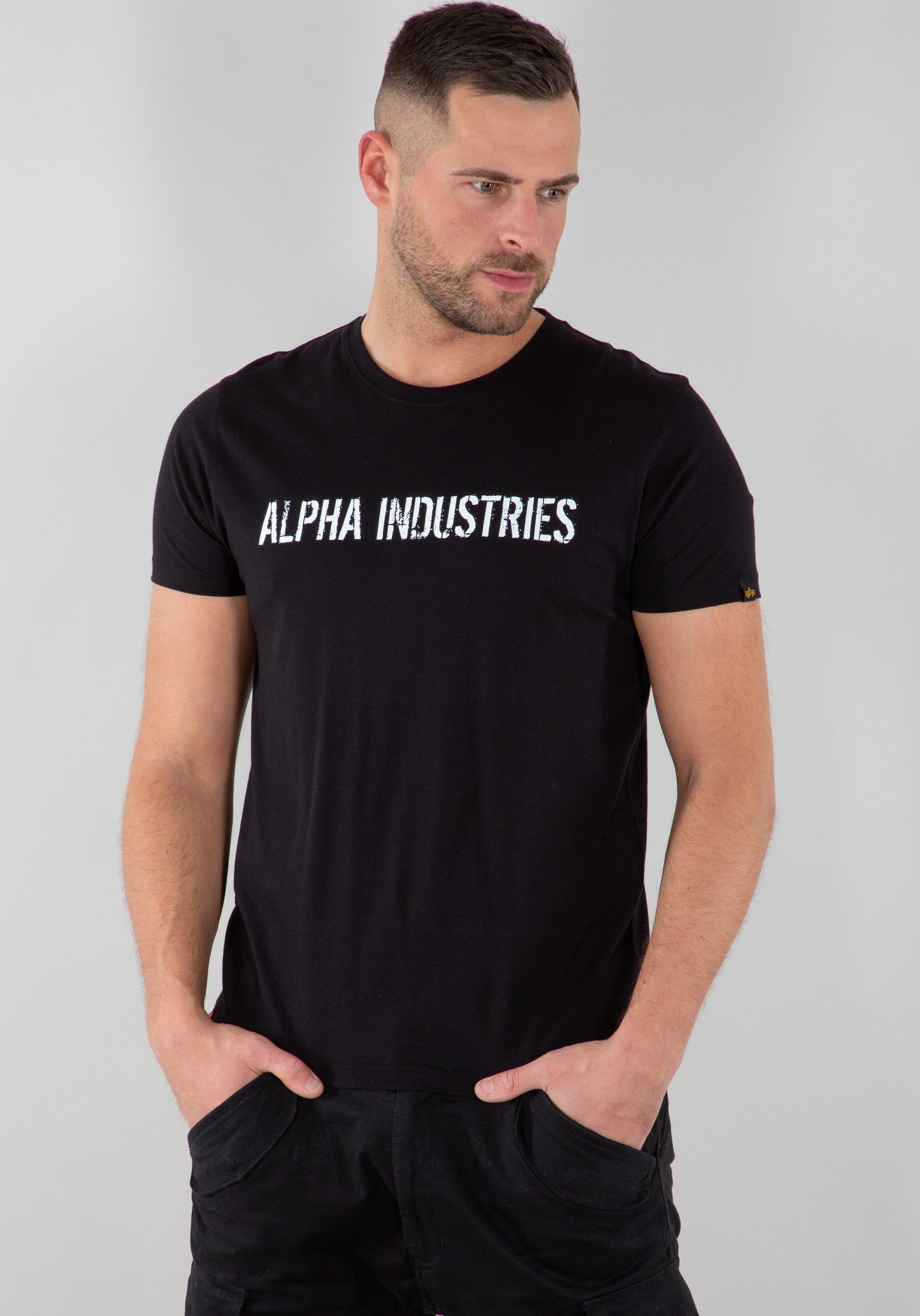 T-Shirts Industries T Alpha Moto Industries - Alpha Men RBF black T-Shirt