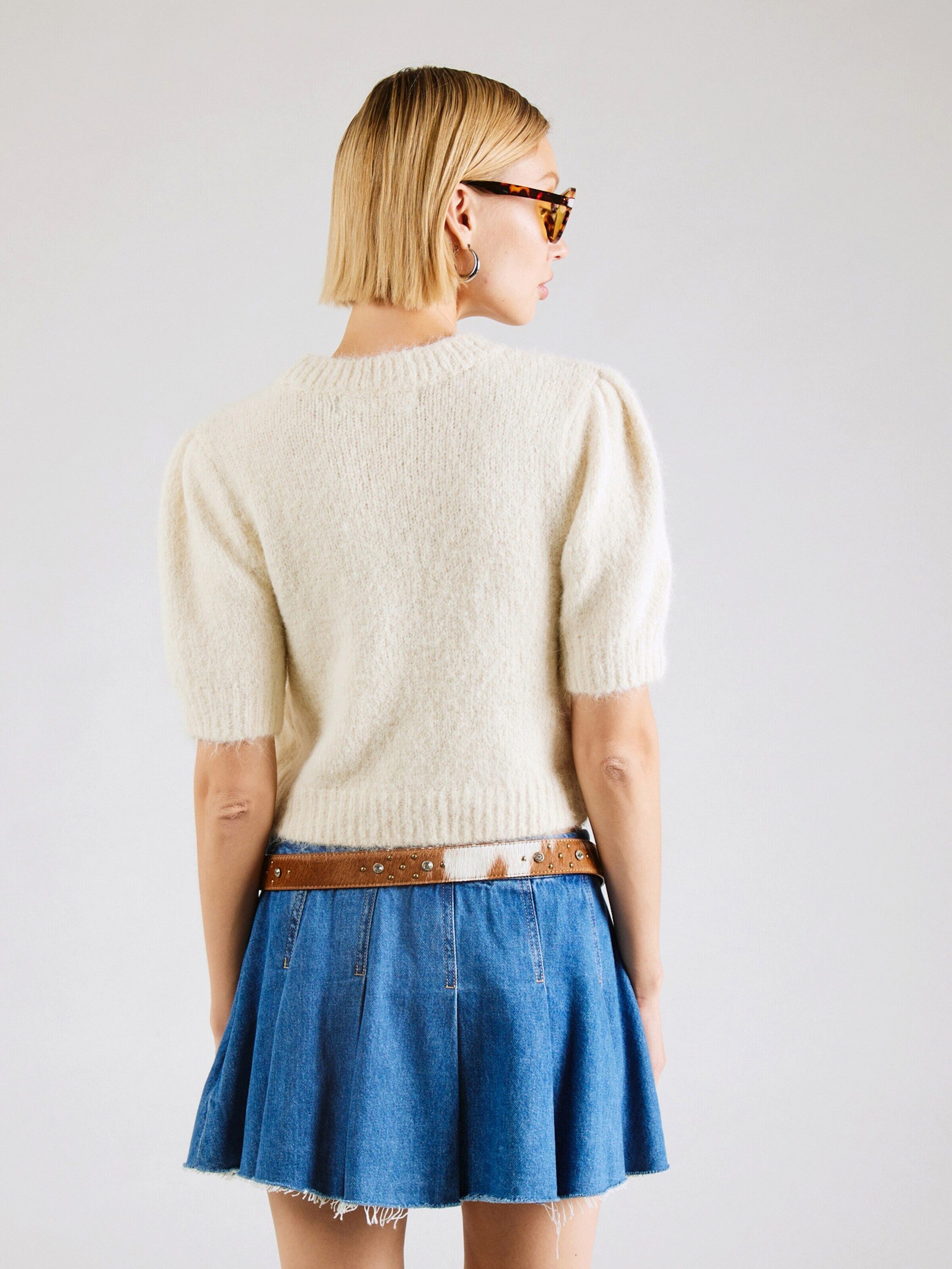 Vero Moda Strickpullover Novah (1-tlg) Drapiert/gerafft günstig online kaufen