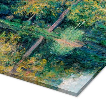 Posterlounge Acrylglasbild Blanche Hoschedé-Monet, Der Teich von Claude Monets Garten, Malerei