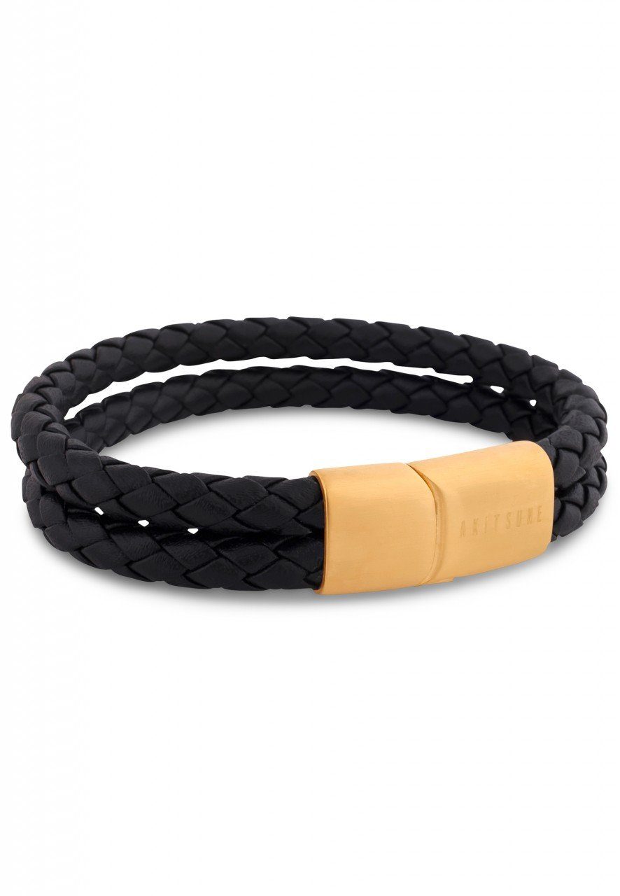 Armband Simplicitas Armband Gold - Schwarz 22cm
