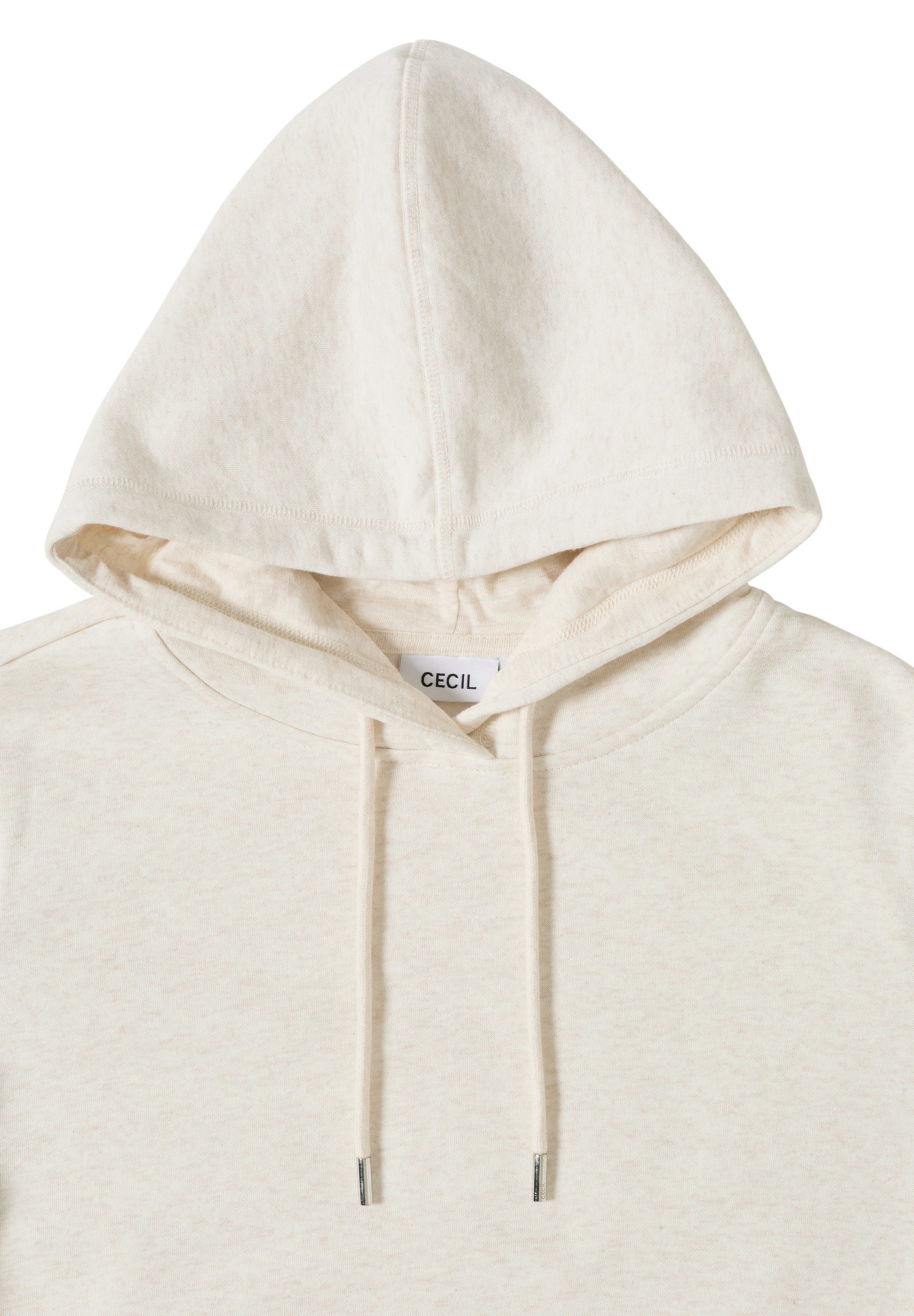 CECIL Sweatshirt mit Kapuze mit Tunnelzugband