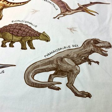 Kinderbettwäsche Dino, ESPiCO, Renforcé, 2 teilig, Digitaldruck, Dinosaurier, Tierwelt