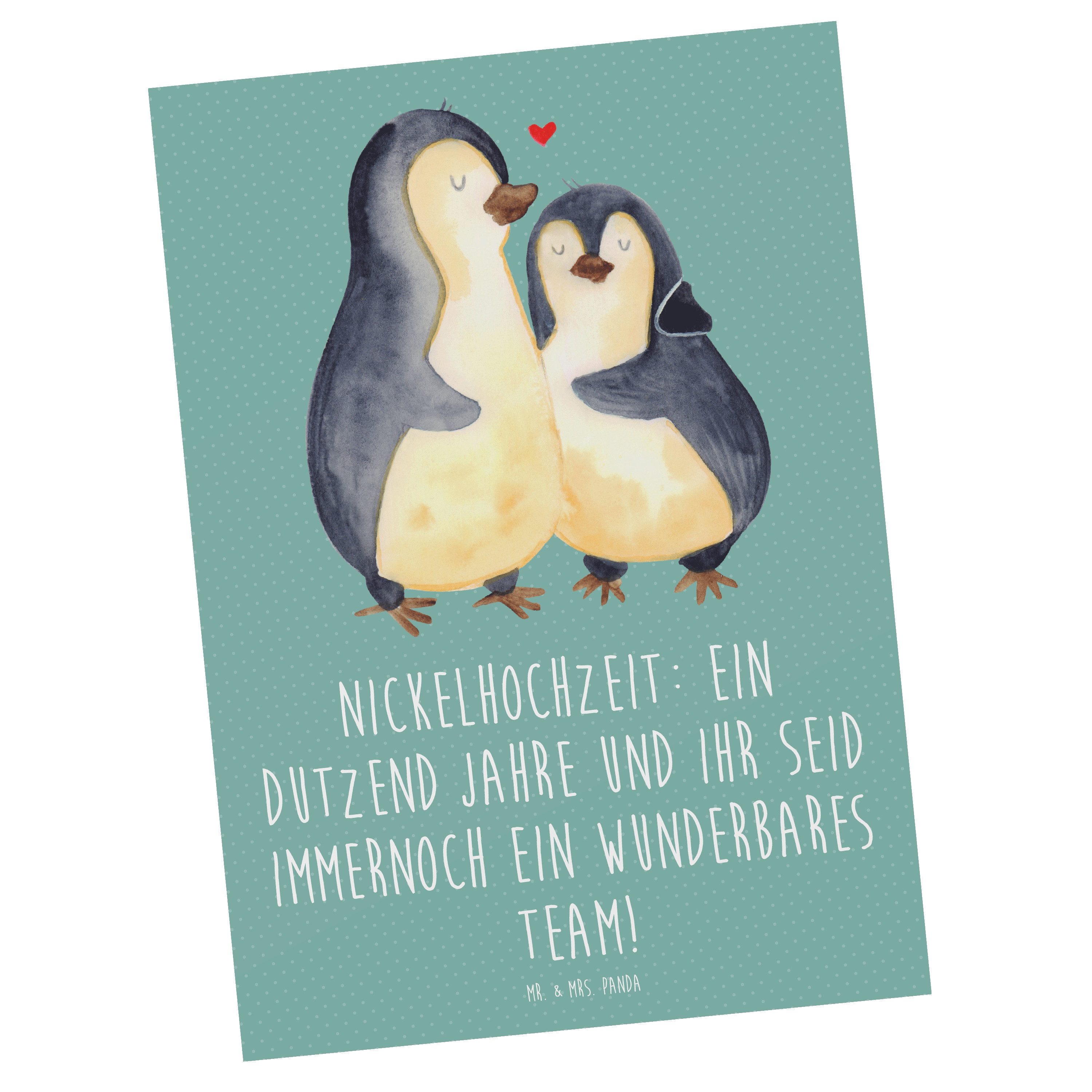 Postkarte 12. Hochzeitstag Nickelhochzeit - Meeresbrise - Geschenk, Hochzeitsge