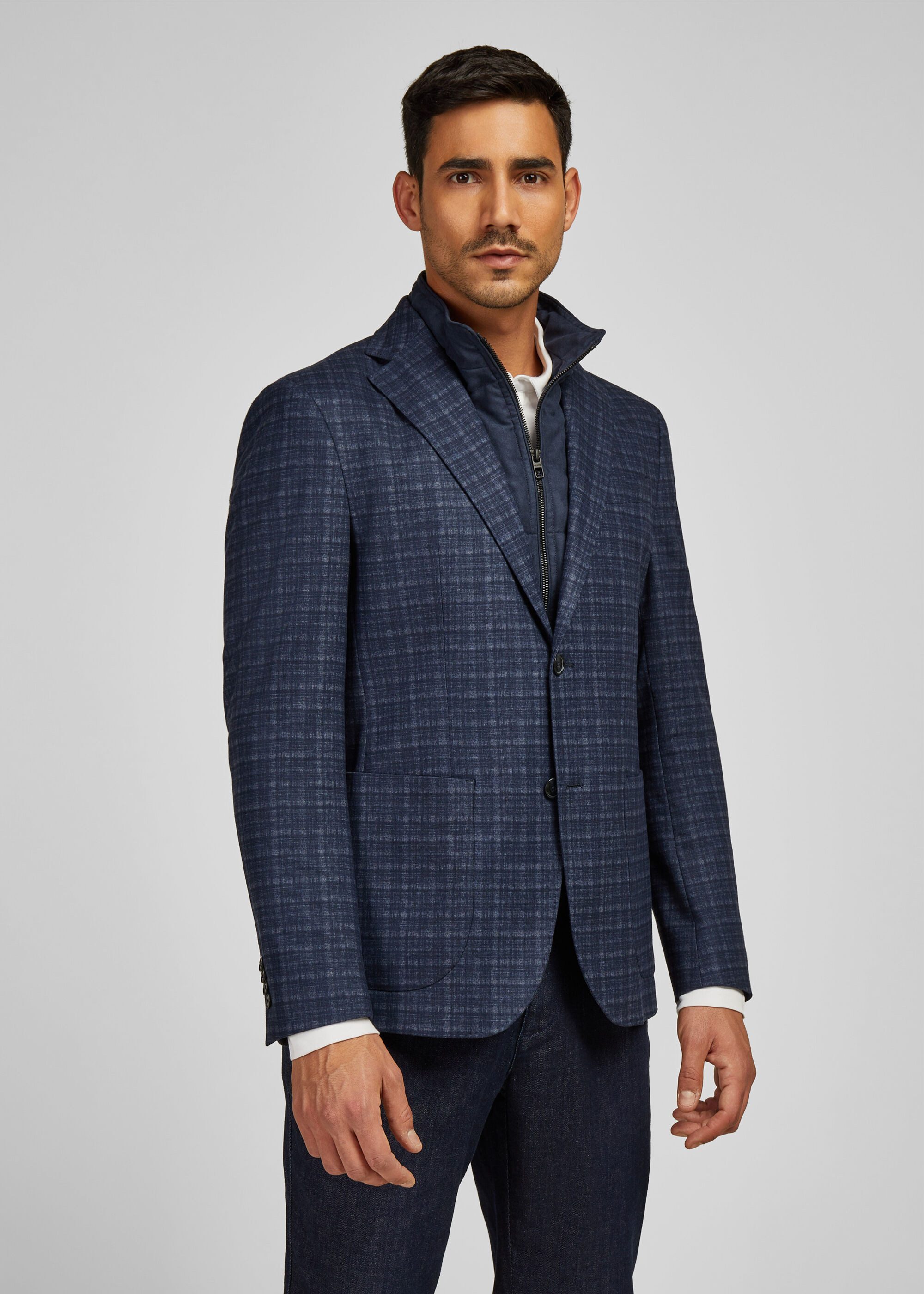 HECHTER PARIS Jackett karierter Look günstig online kaufen