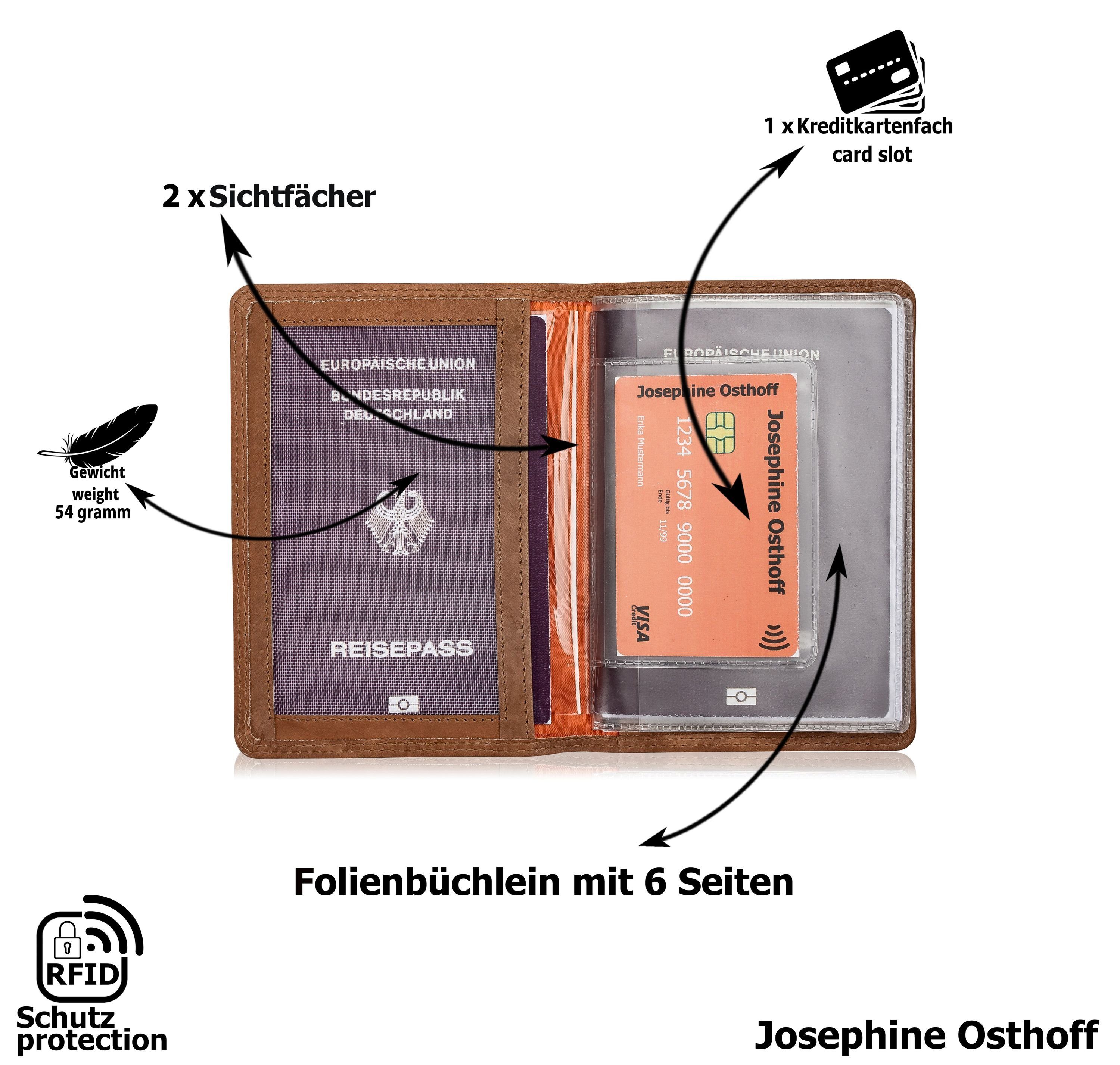 Ausweishülle safari Osthoff Josephine Brieftasche Passport