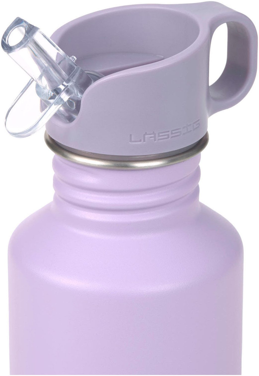 LÄSSIG Trinkflasche Little Gang, Heart, lilac, inkl. Sportverschluss