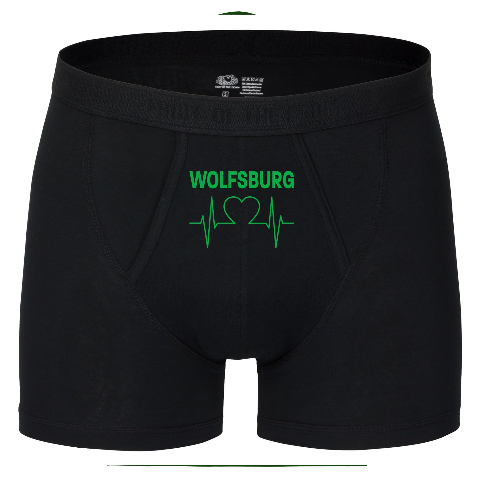 Boxershorts Wolfsburg - Herzschlag - Unterwäsche