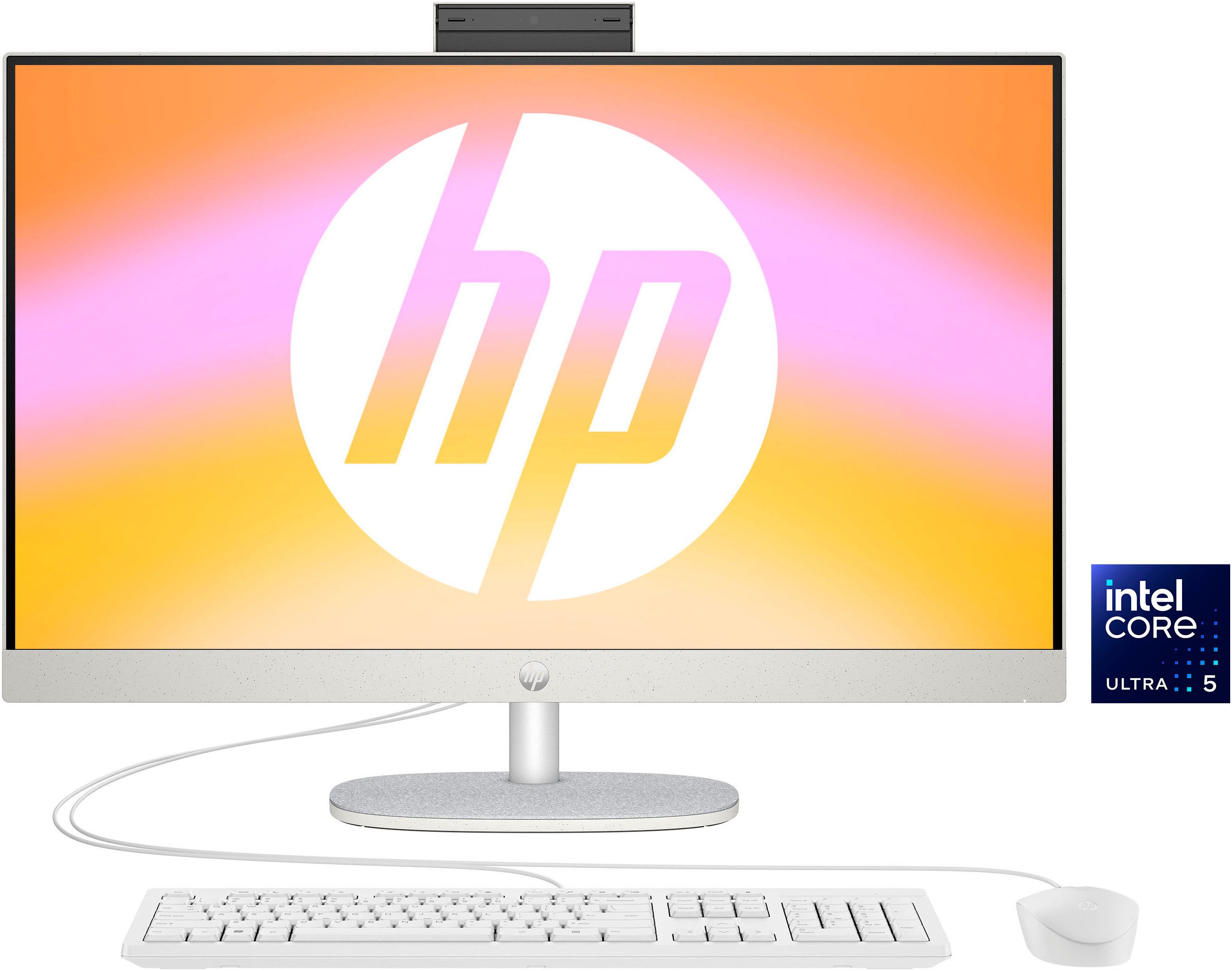 HP 27-cr1200ng All-in-One PC (27 Zoll, Intel Core Ultra 5 125U, Intel Internal Graphics, 16 GB RAM, 512 GB SSD)