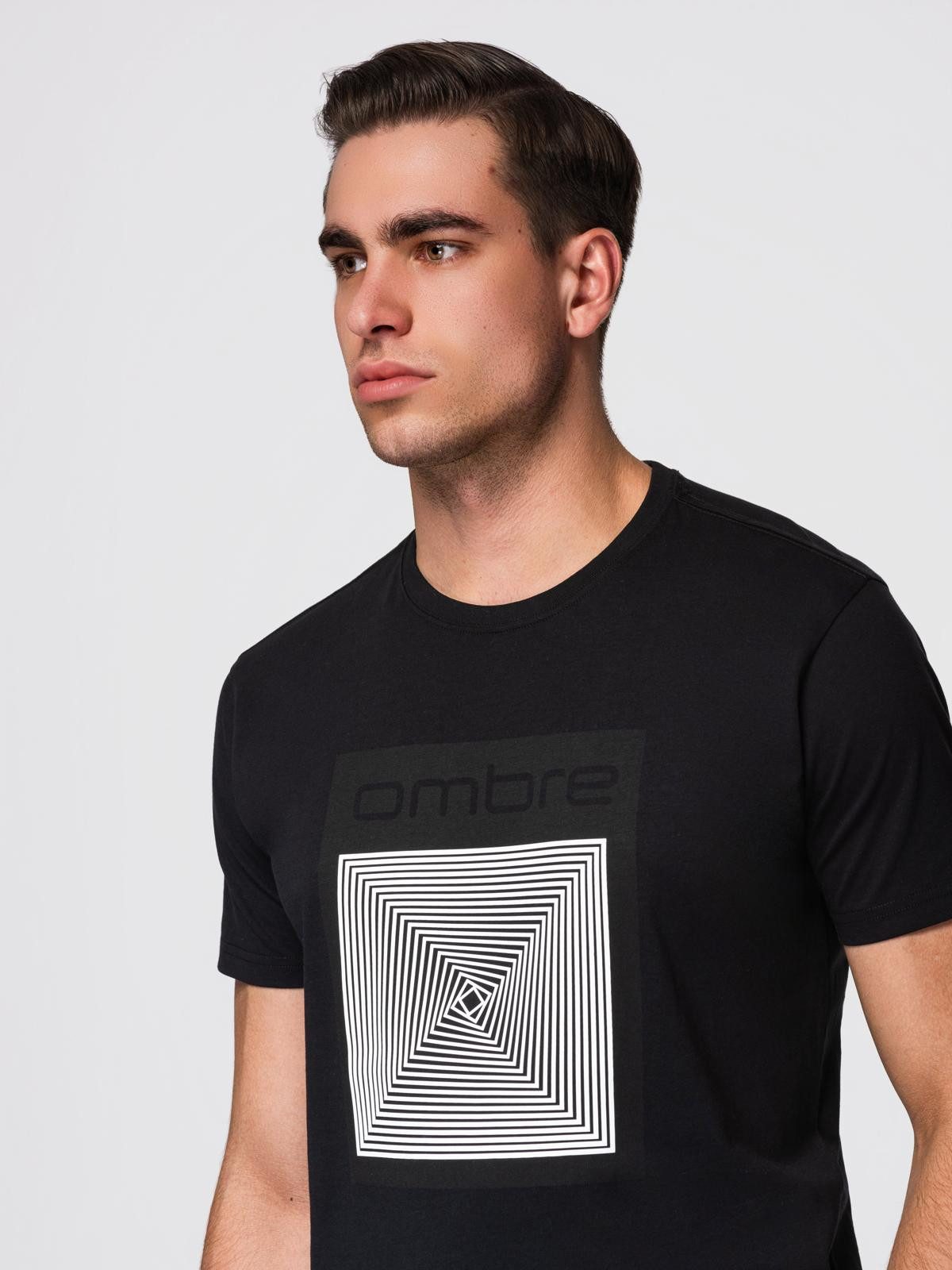 OMBRE Print-Shirt Herren-T-Shirt aus der Ombre-Linie
