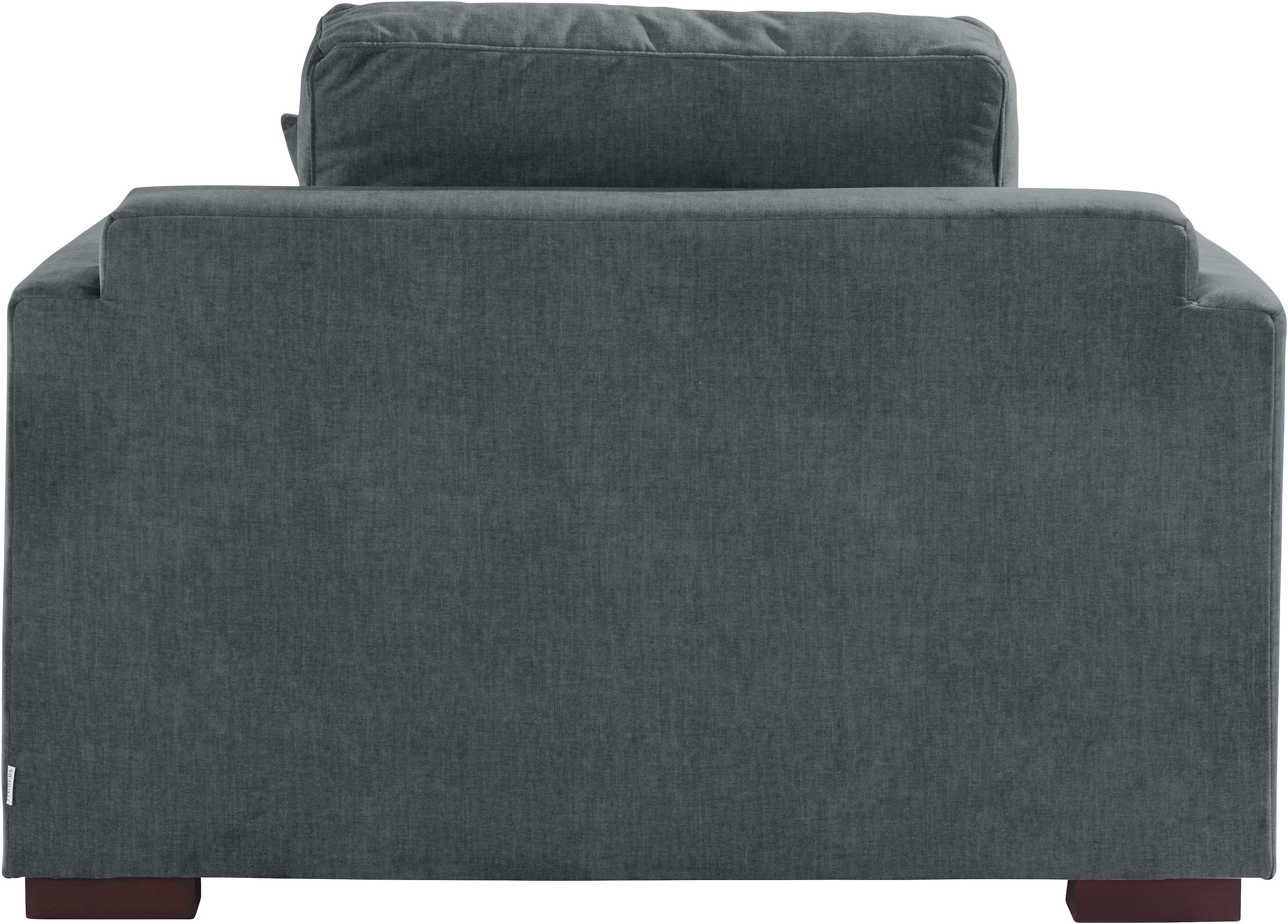 Home affaire Loveseat Fresh Pond Sessel, weicher Sitzkomfort, incl. Zierkissen, B/T/H: 140/96/95 cm