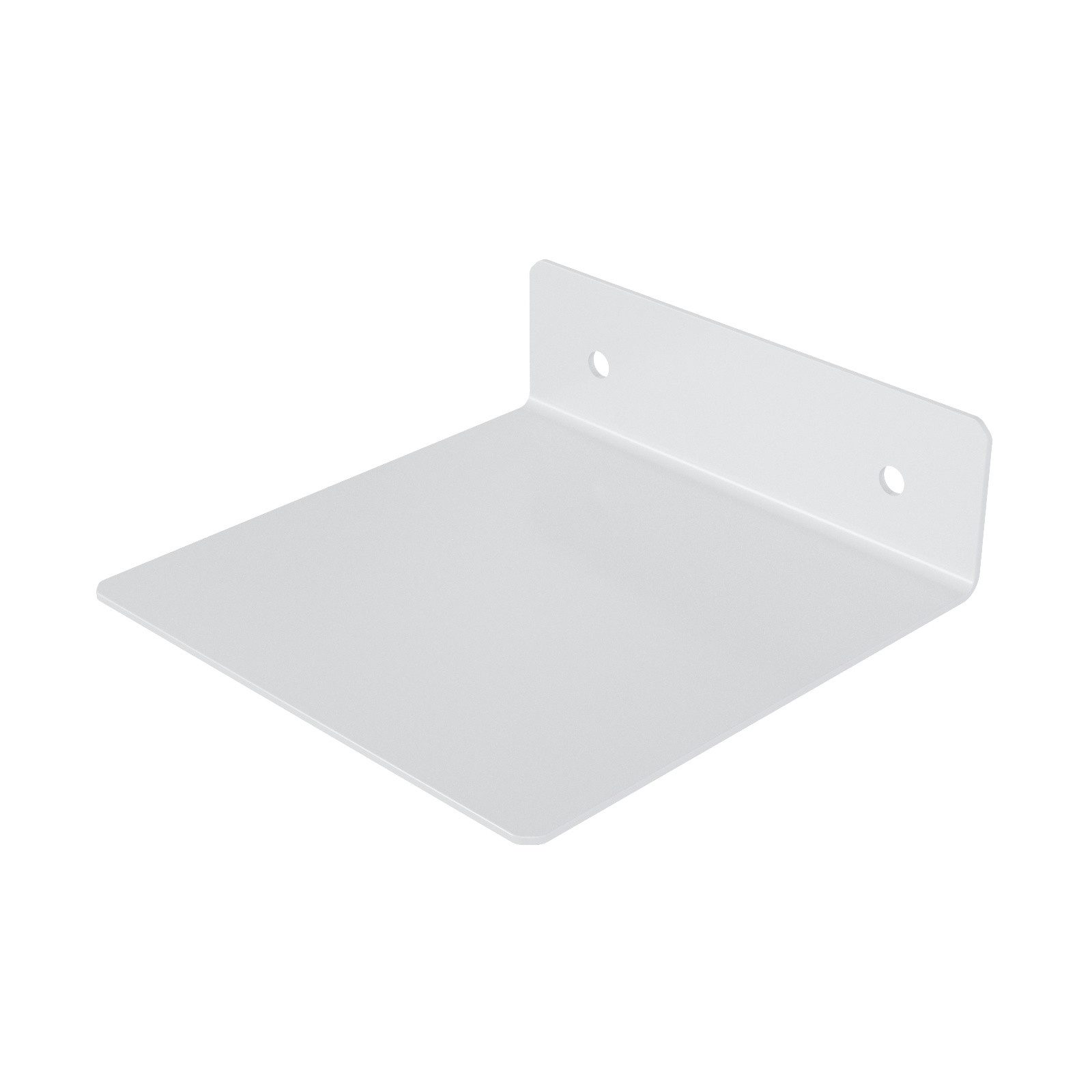 QLS Katzen-Wandregal 20x20 cm aus Stahl mit Filz, Katzenregal Kletterwand pulverbeschichtet bis 8 kg