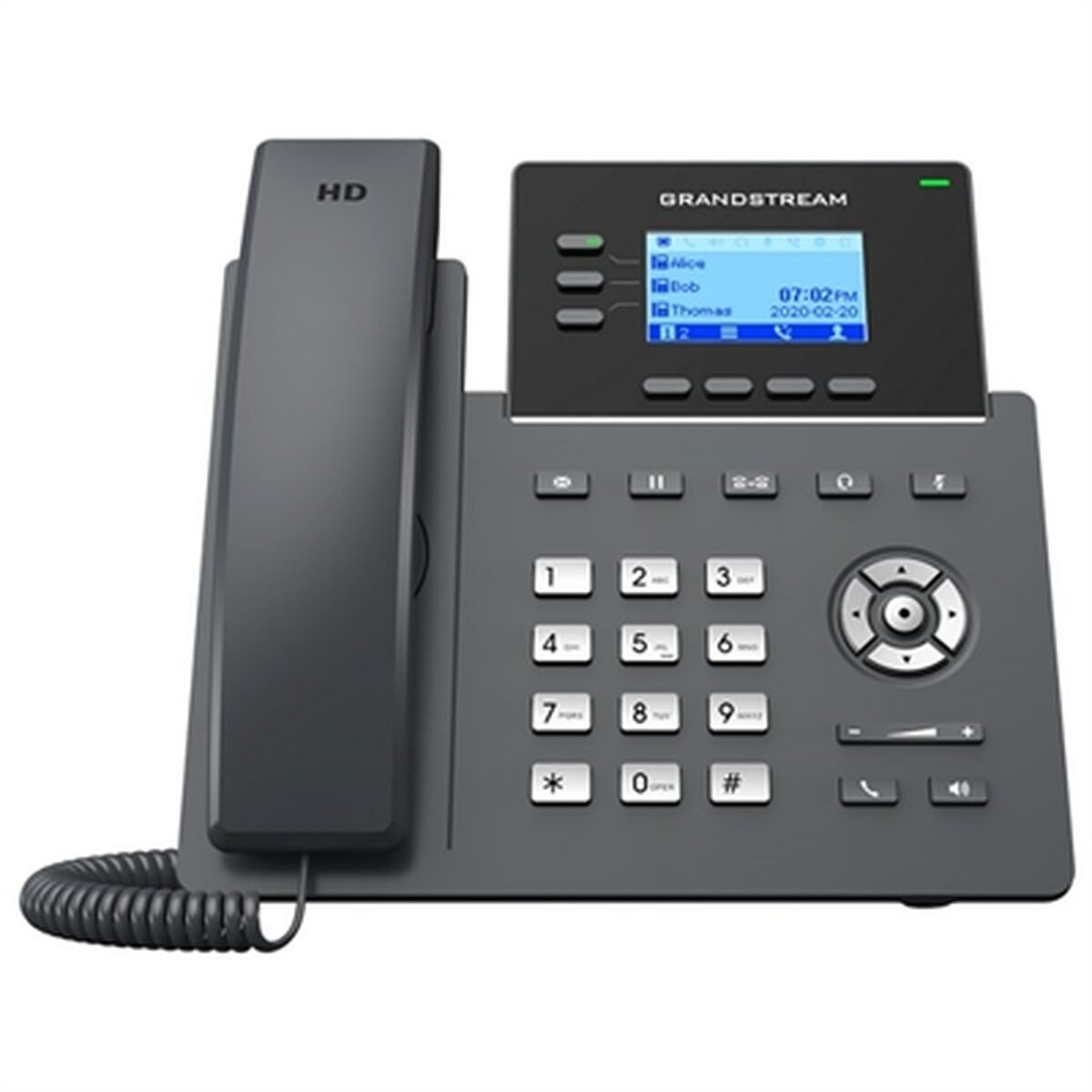GRANDSTREAM Festnetztelefon (Festnetztelefon Grandstream GRP2603 Schwarz)