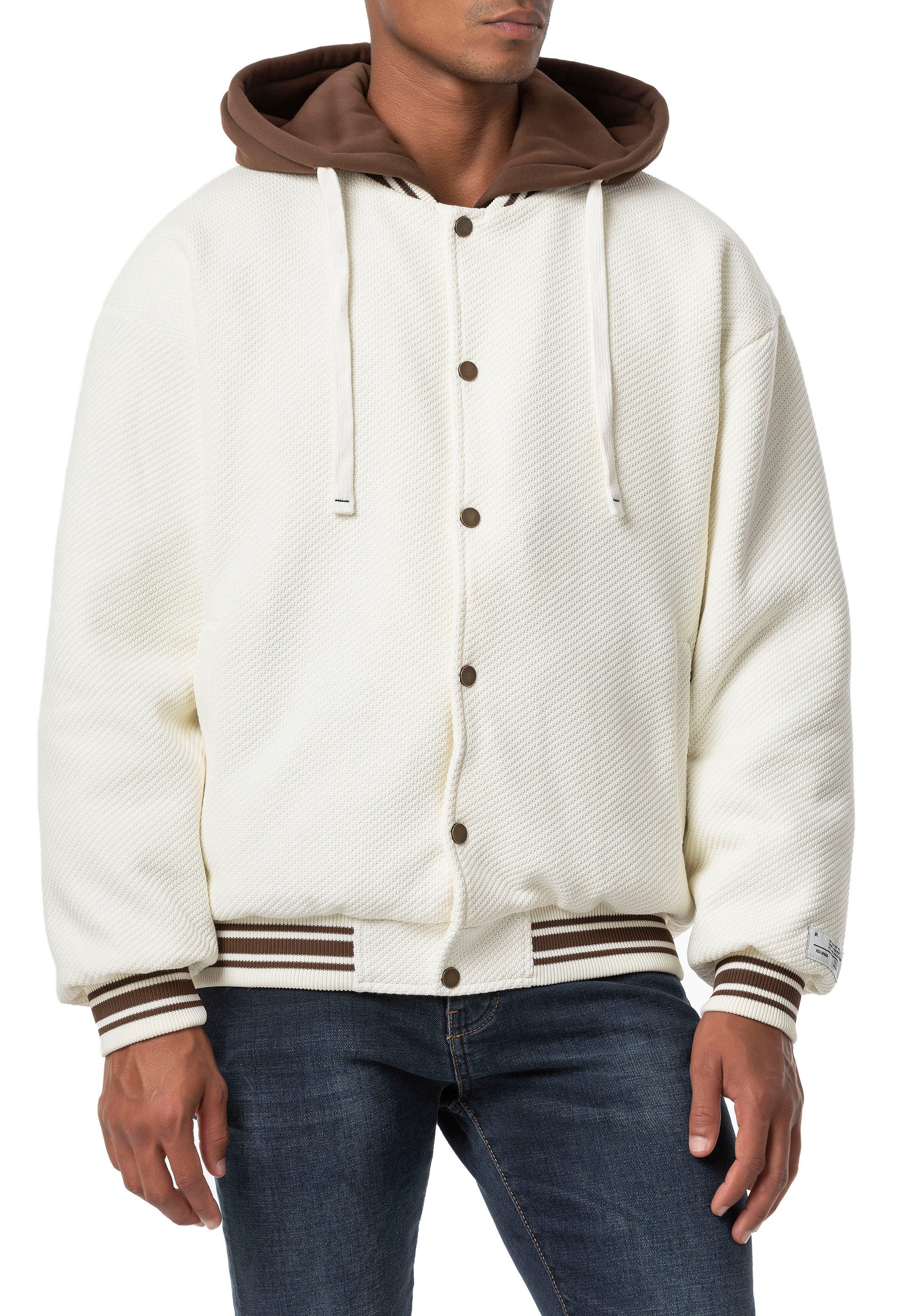 RedBridge Cordjacke mit Kapuze - Sportlicher Stil in hochwertiger Strukturo günstig online kaufen