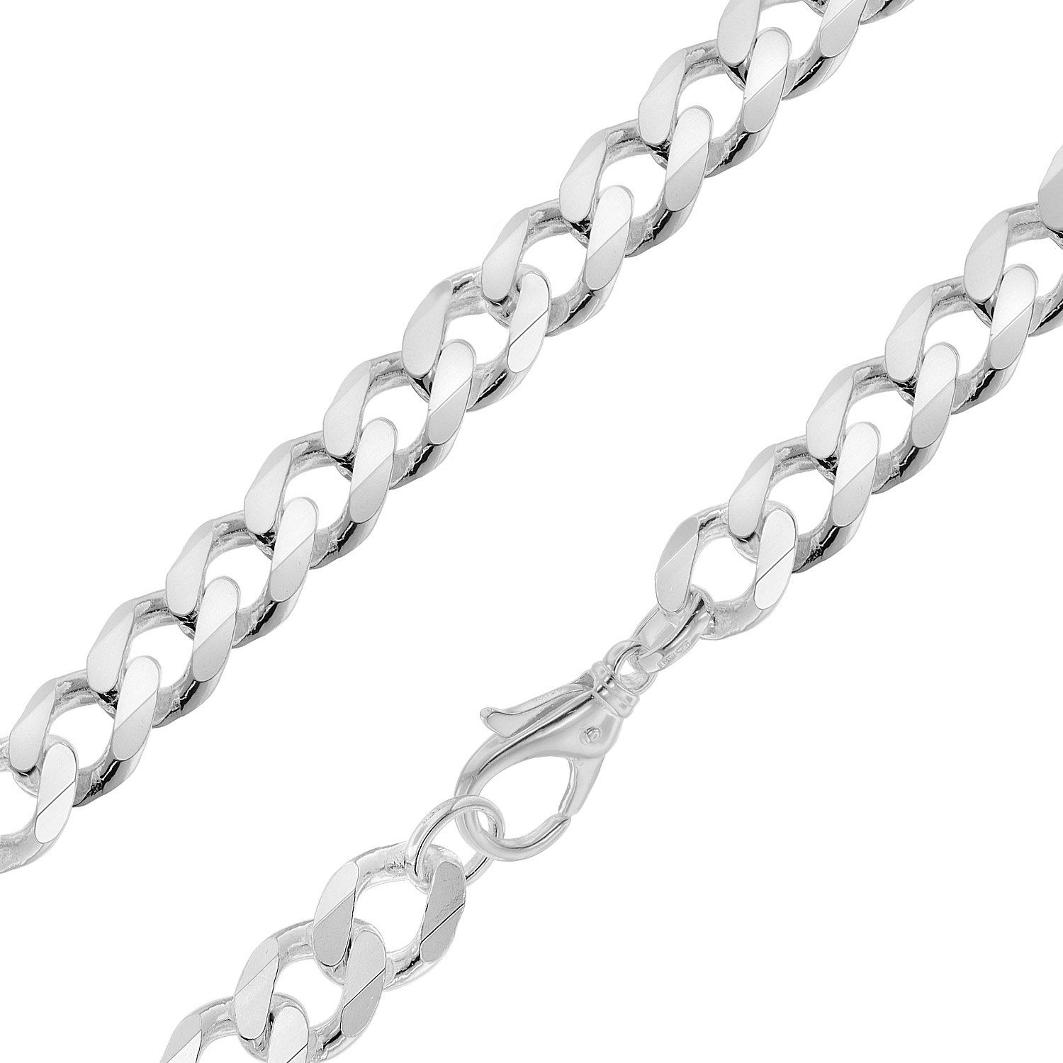 trendor Gliederarmband Herren-Silber 925 Panzer Breite 10,8 mm