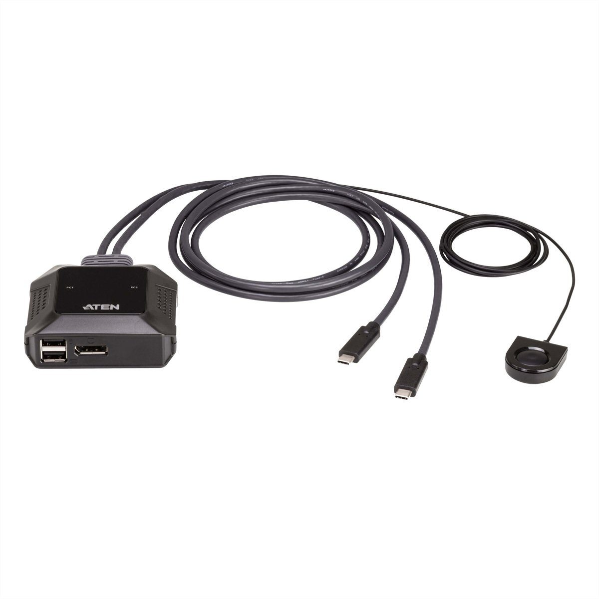 US3312 2-Port USB-C 4K DisplayPort KVM Switch Computer-Adapter