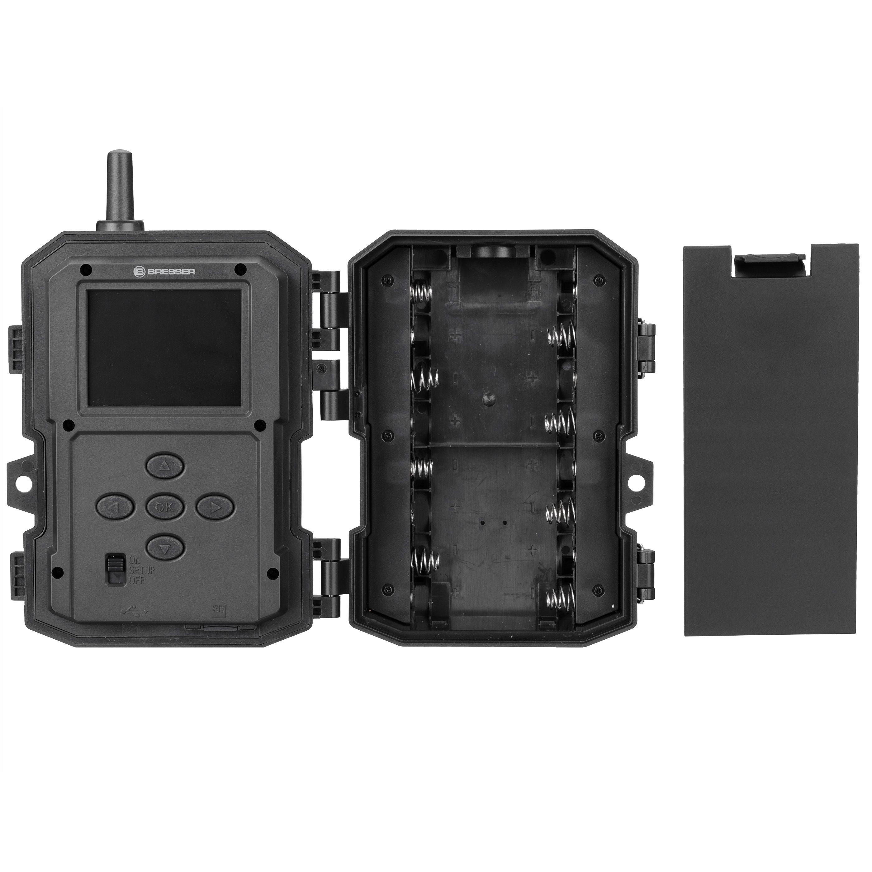 BRESSER Wildkamera BRESSER 100° WLAN Wild-Beobachtungskamera 4-24 MP 20m
