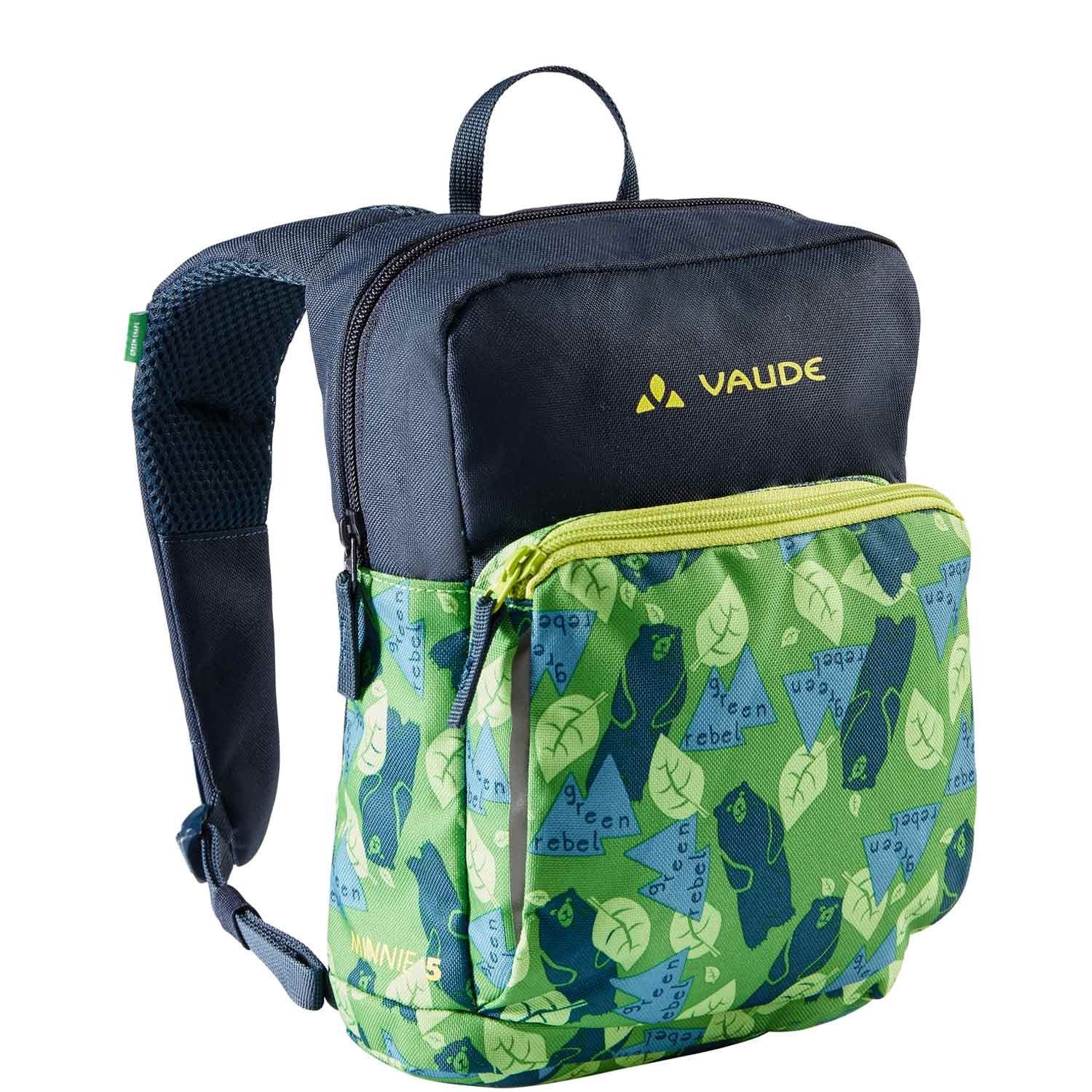 VAUDE Umhängetasche Vaude Kinderrucksack Minnie 5 parrot green/eclipse (1, 1-tlg., 1)