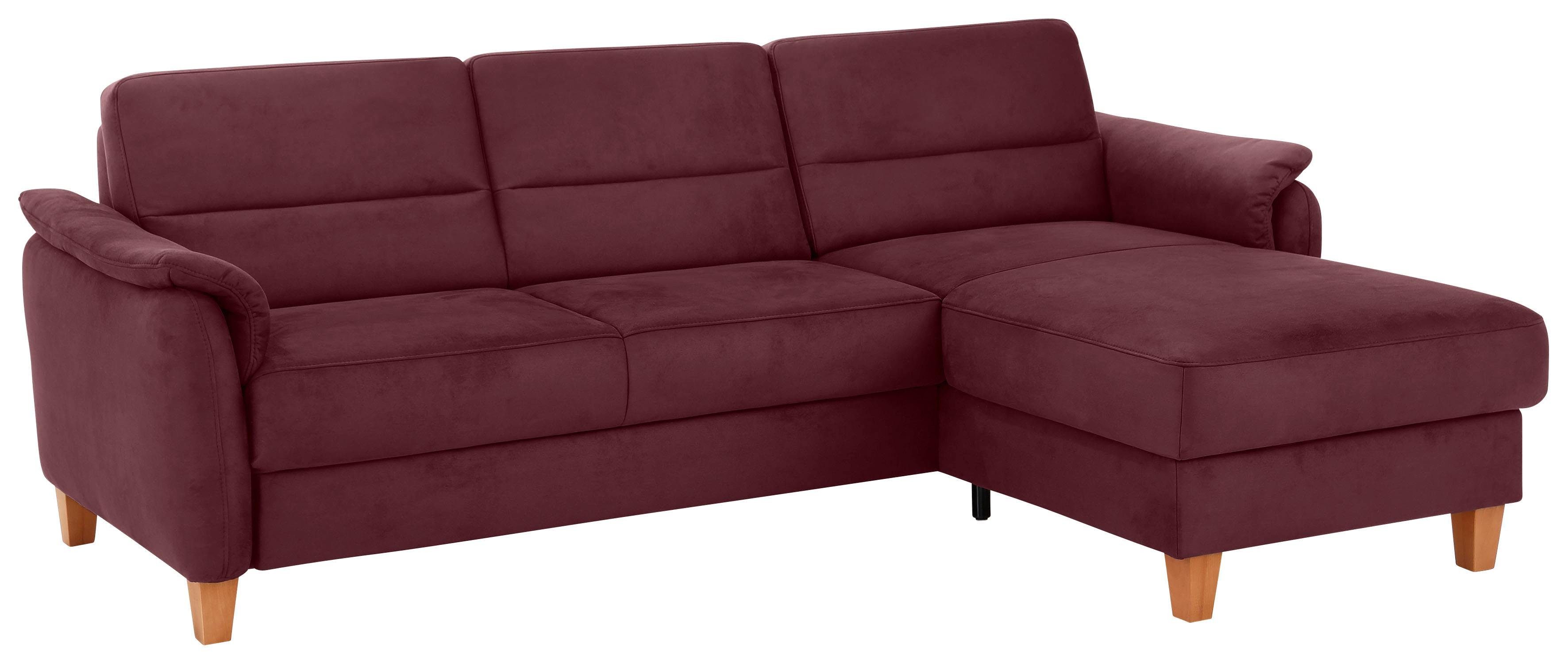 Home affaire Ecksofa Palmera L-Form, Federkern, günstig online kaufen