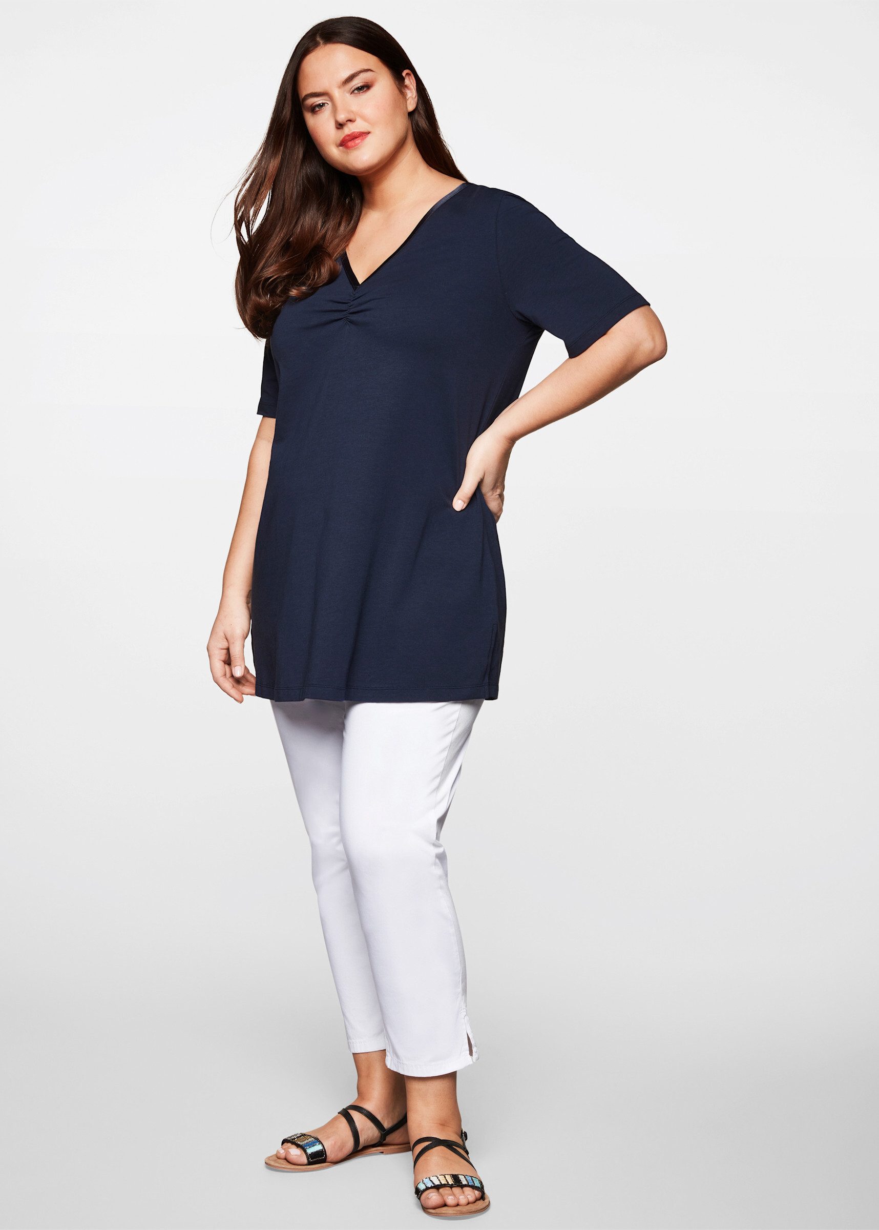 Sheego T-Shirt Longshirt günstig online kaufen