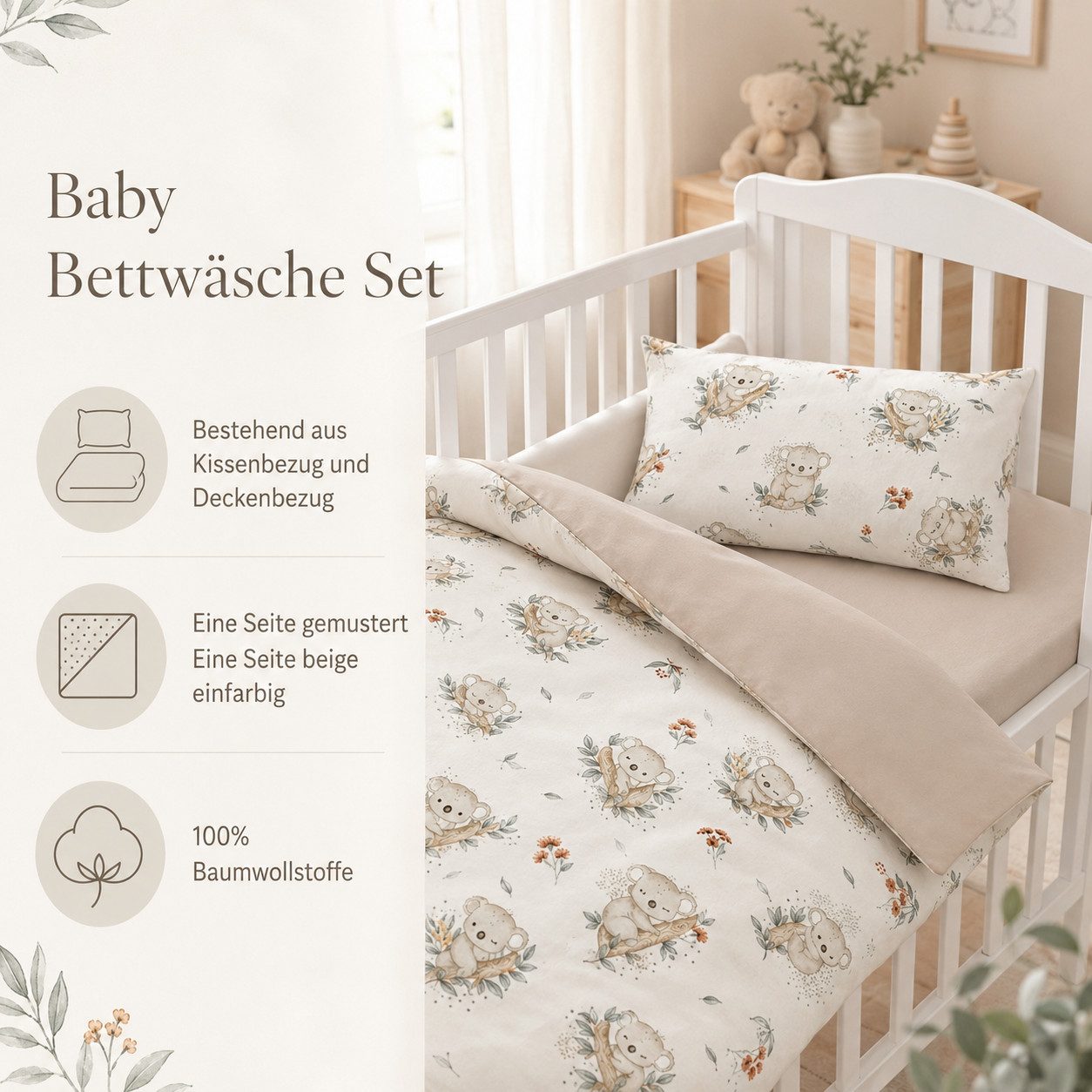 Baby Fancyroom Bettnestchen Samt Bettumrandung Nestchen Volant Kantenschutz Babybett Gitterbett, (weicher Samtstoff, hochwertig, Bettwäsche oder Bettumrandung), Premium Samt