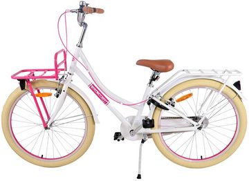 TPFSports Kinderfahrrad Volare Excellent 24 Zoll mit 2 Handbremsen, 1 Gang, (Mädchen Fahrrad - Rutschfeste Sicherheitsgriffe), Kinder Fahrrad 24 Zoll mit Ständer Laufrad Mädchen Kinderrad