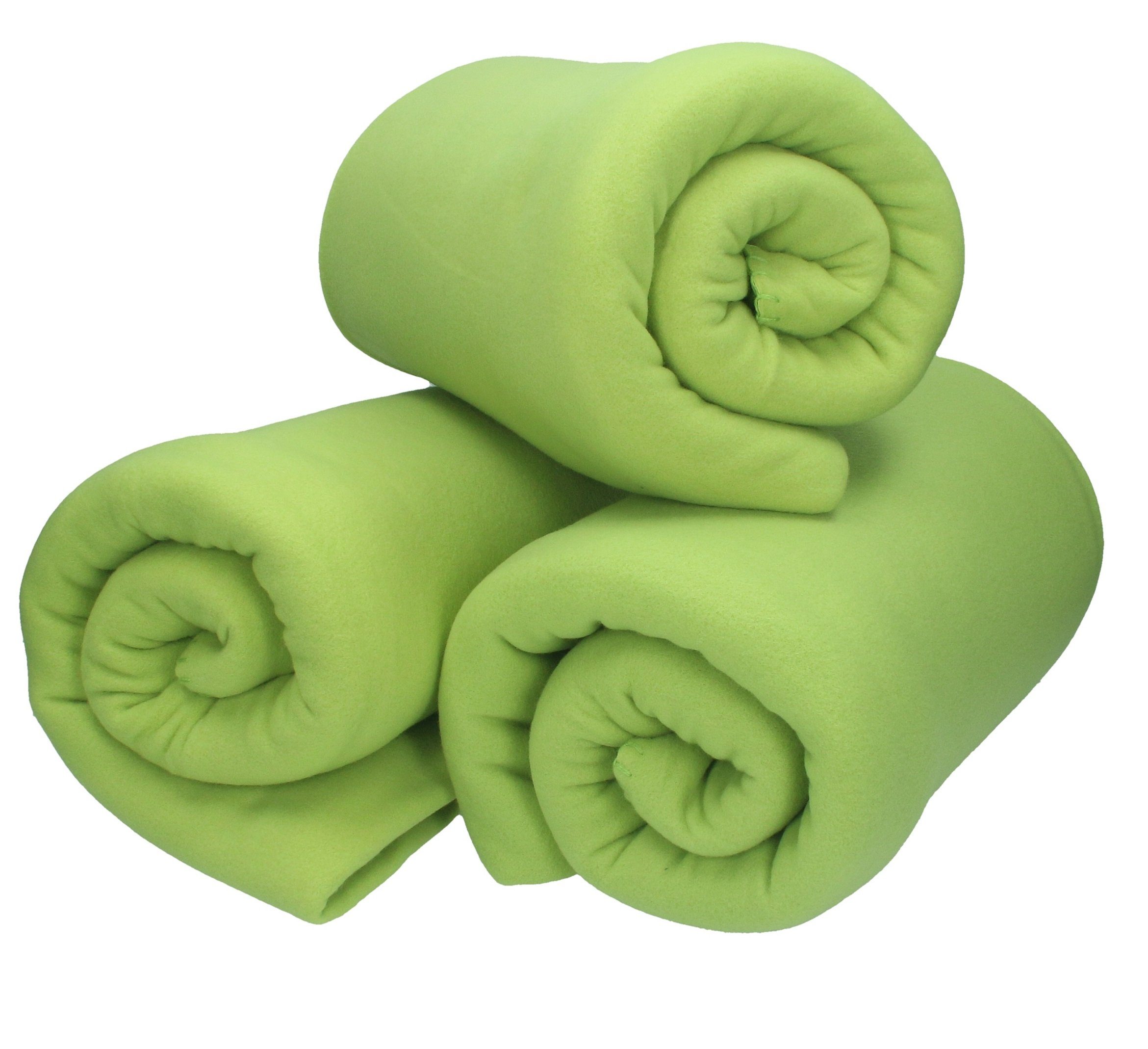 Wohndecke 3 Stück Fleecedecke Kuscheldecke Sofadecke günstig online kaufen