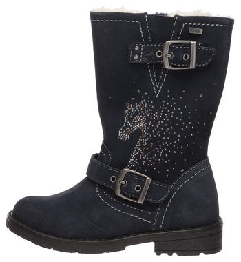 Lurchi HEIDI-TEX WMS: weit Winterstiefel mit Pferdemotiv aus Strass-Steinchen