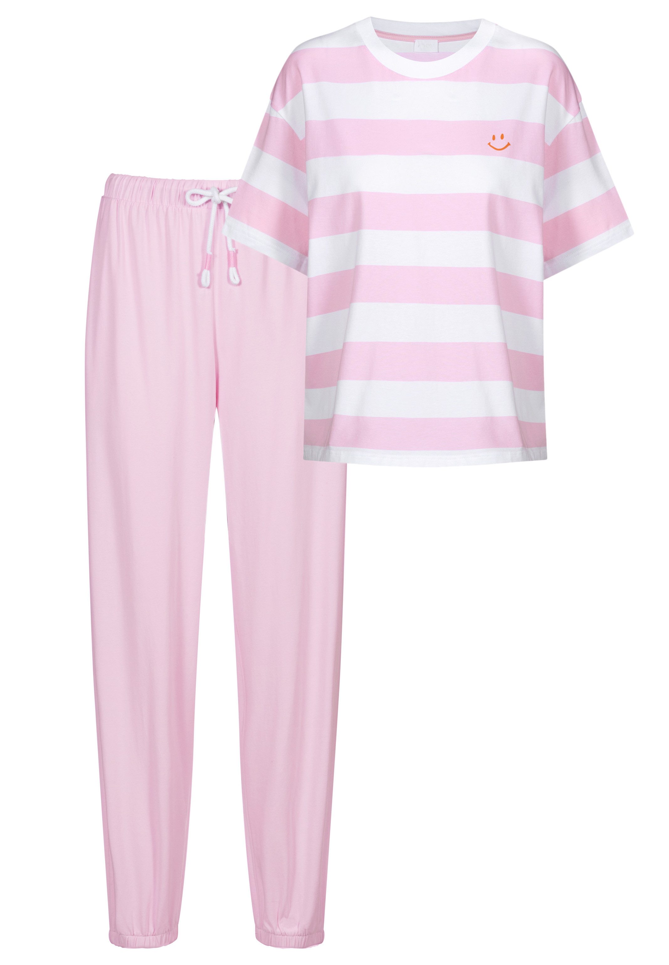Mey Pyjama Streaked Lines (Set, 2 tlg) Schlafanzug - Baumwolle - Atmungsakt günstig online kaufen