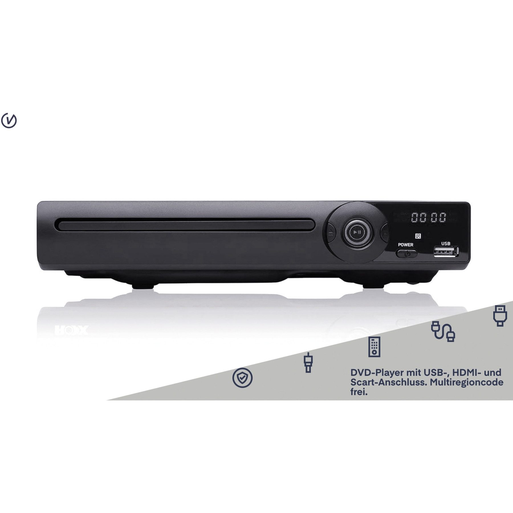 Universum UNIVERSUM DVD-Player DVD 300-20, schwarz DVD-Player