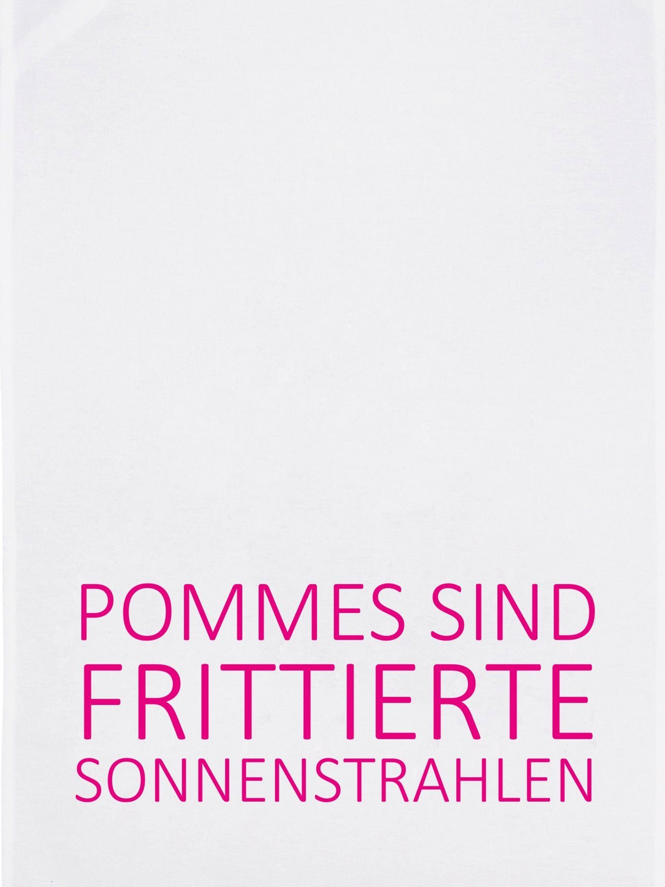 17;30 Hamburg Geschirrtuch Geschirrtuch Pommes sind frittierte Sonnenstrahlen