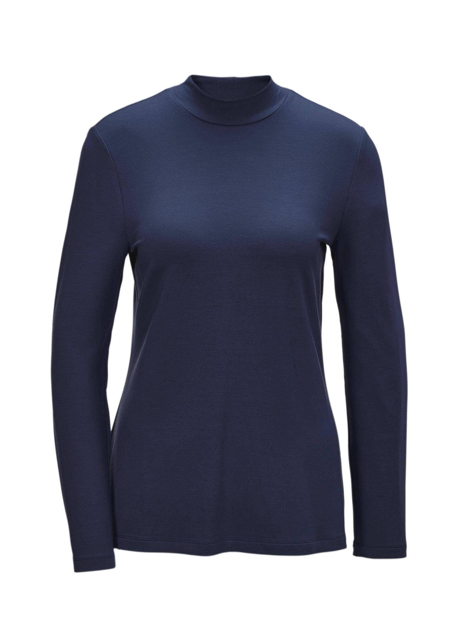 GOLDNER Langarmshirt Stehkragenshirt mit Langarm günstig online kaufen