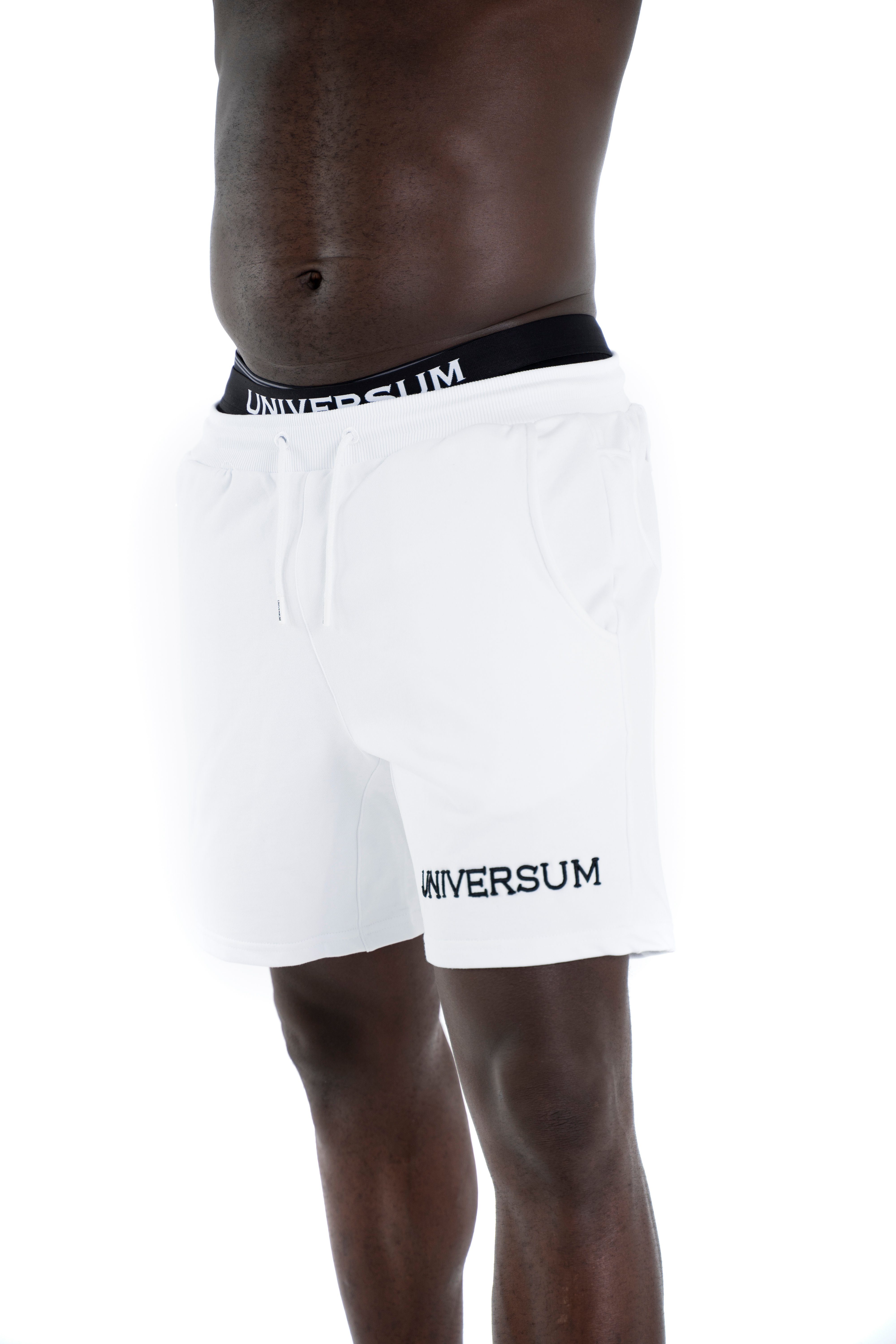 Freizeit Shorts Fitness Sportwear Cotton Weiß Sport, Shorts Modern für Sweatshorts Universum und Kurze