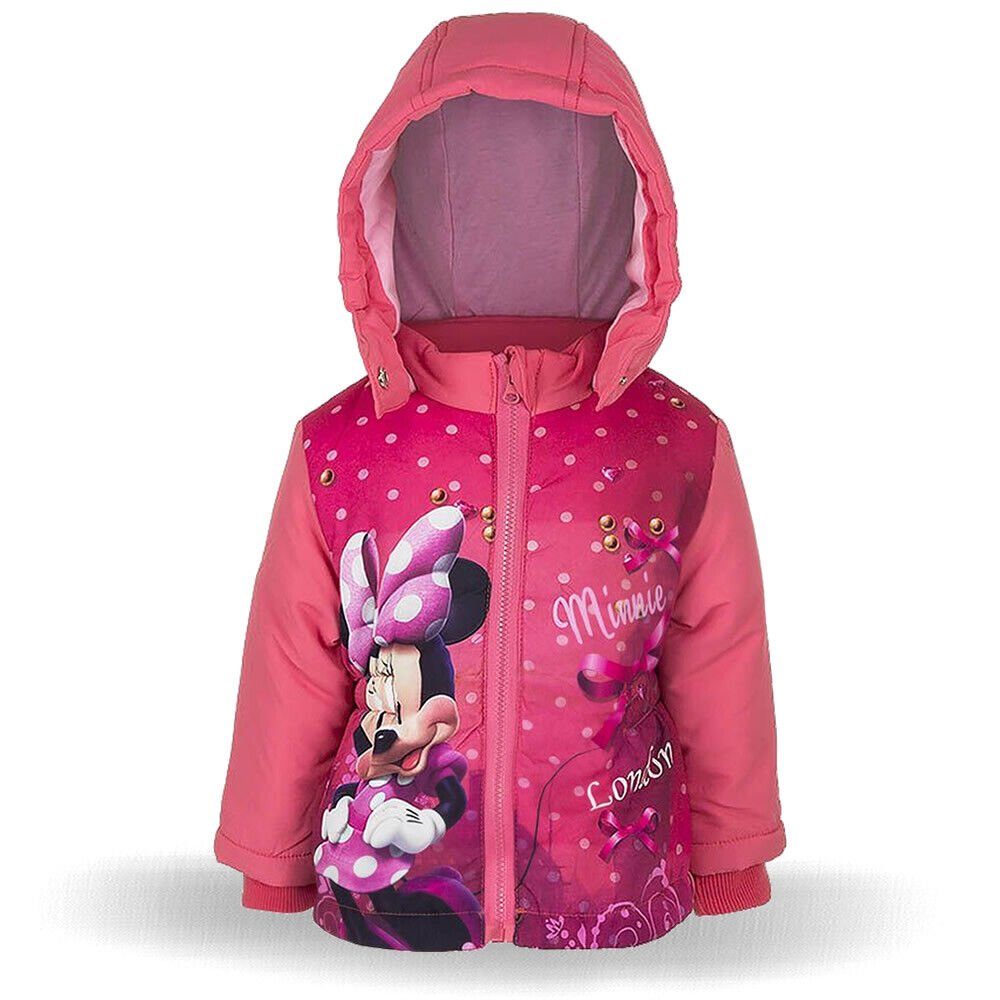 Disney Baby Winterjacke Minnie Mouse Winterjacke Mädchen Jacke 6 Monate 67cm Pink