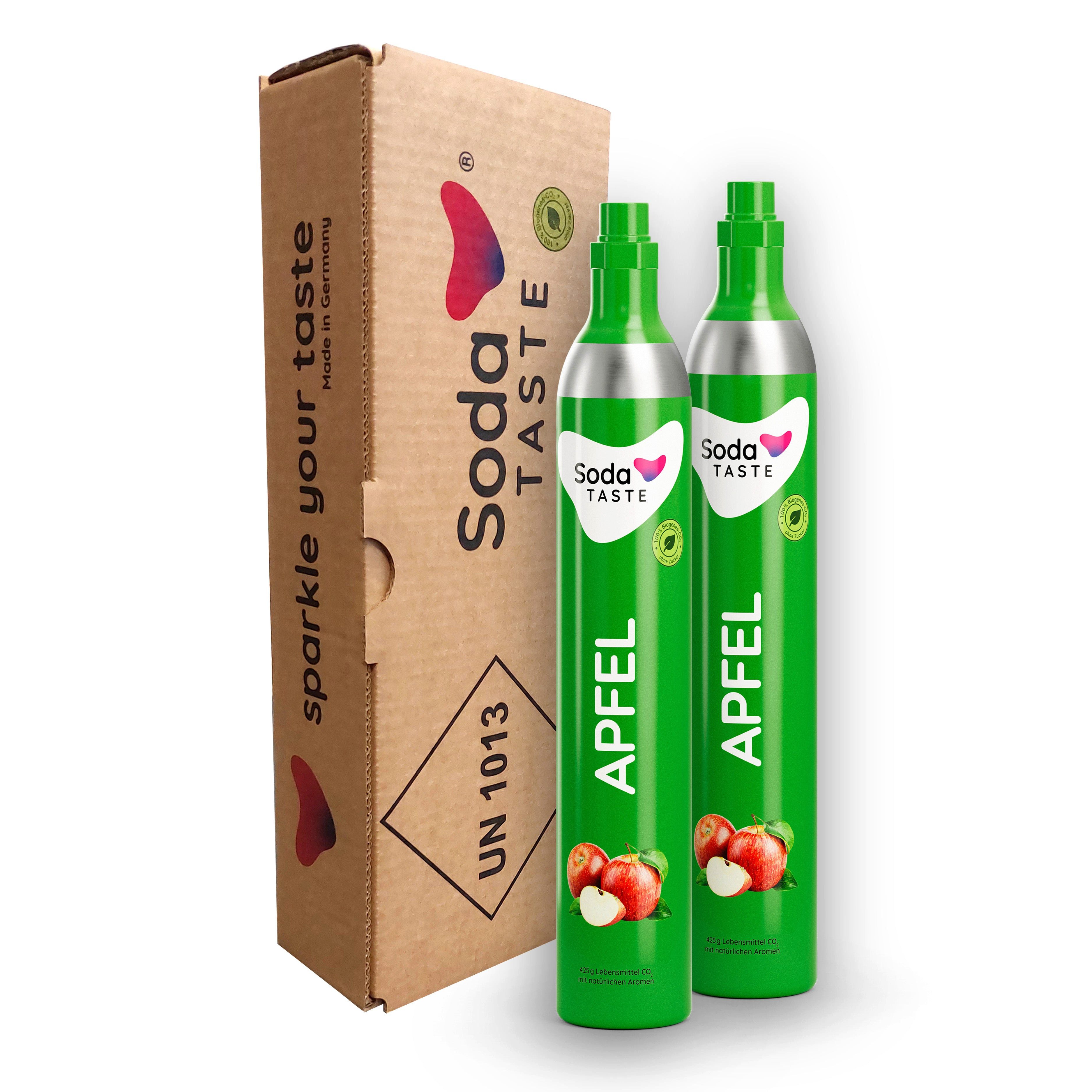 SodaTASTE Wassersprudler Swap CO₂ Cylinder - Découvrez la variété du bouton Soda