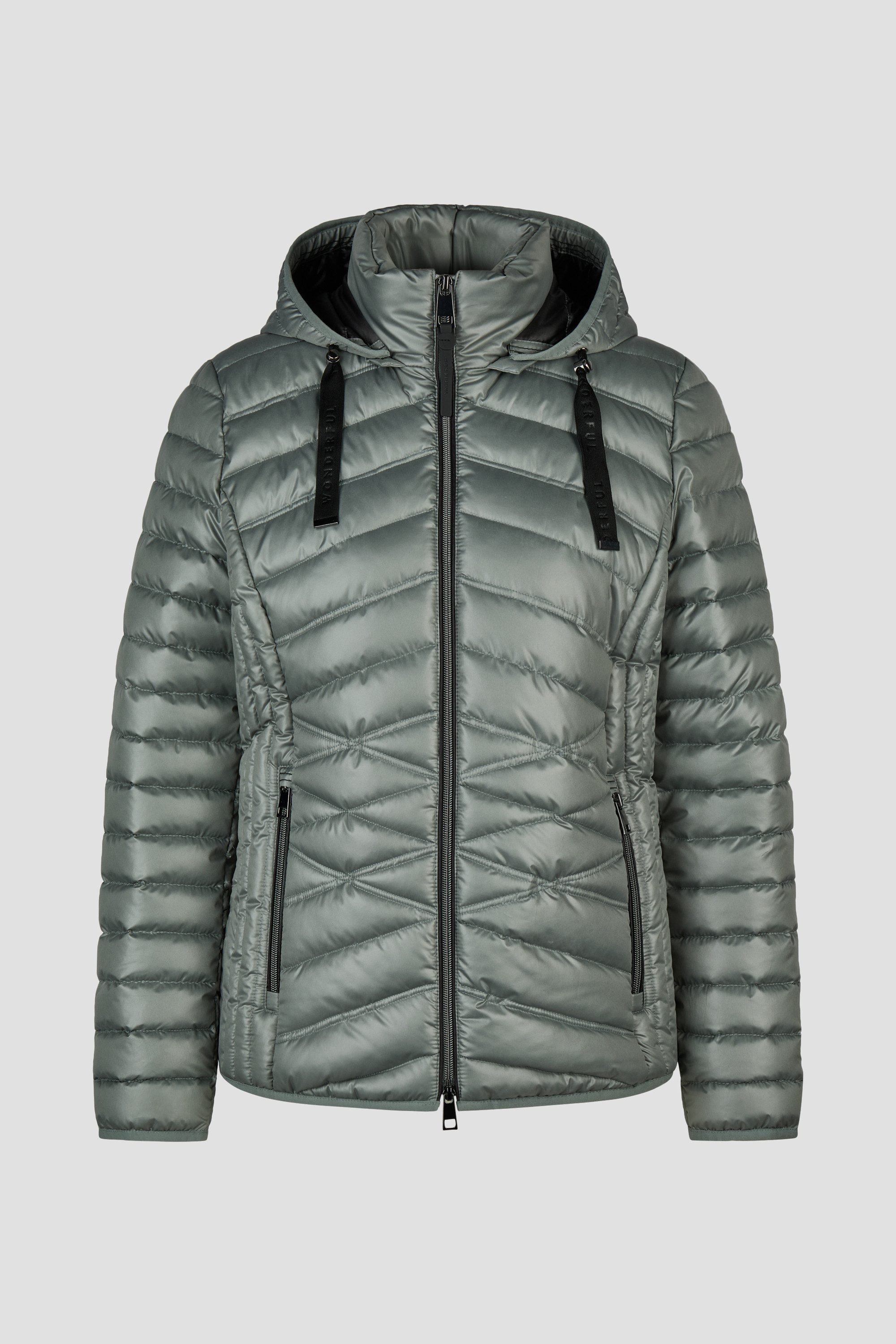 Barbara Lebek Steppjacke warme Damenjacke oder Herbstjacke mit abnehmbarer Kapuze