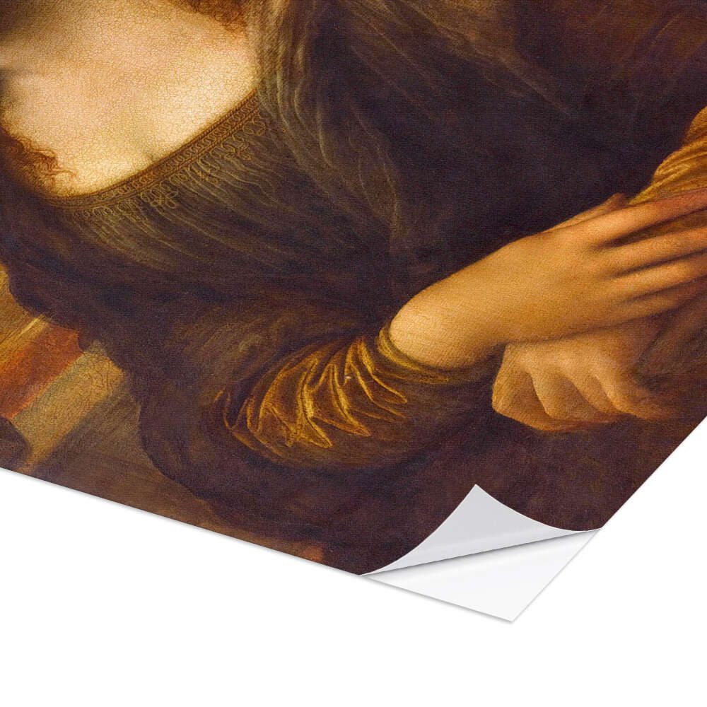 Posterlounge Wandbild Mona Lisa, Leonardo da Vinci, erhältlich als Poster, Leinwandbild, Wandsticker oder Acrylglasbild