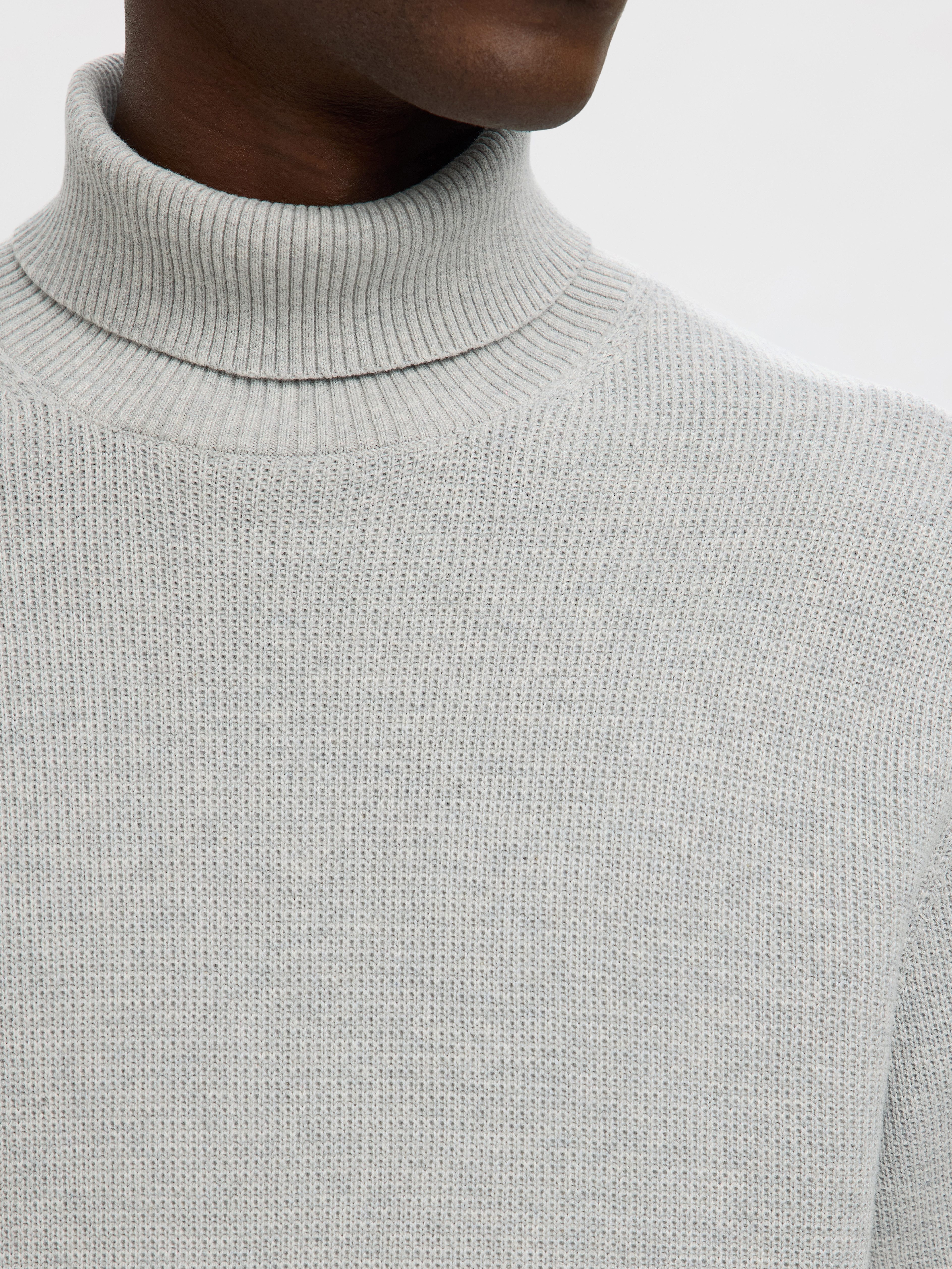 Selected Rollkragenpullover SLHDANE LS KNIT STRUCTURE ROLL NECK NOOS